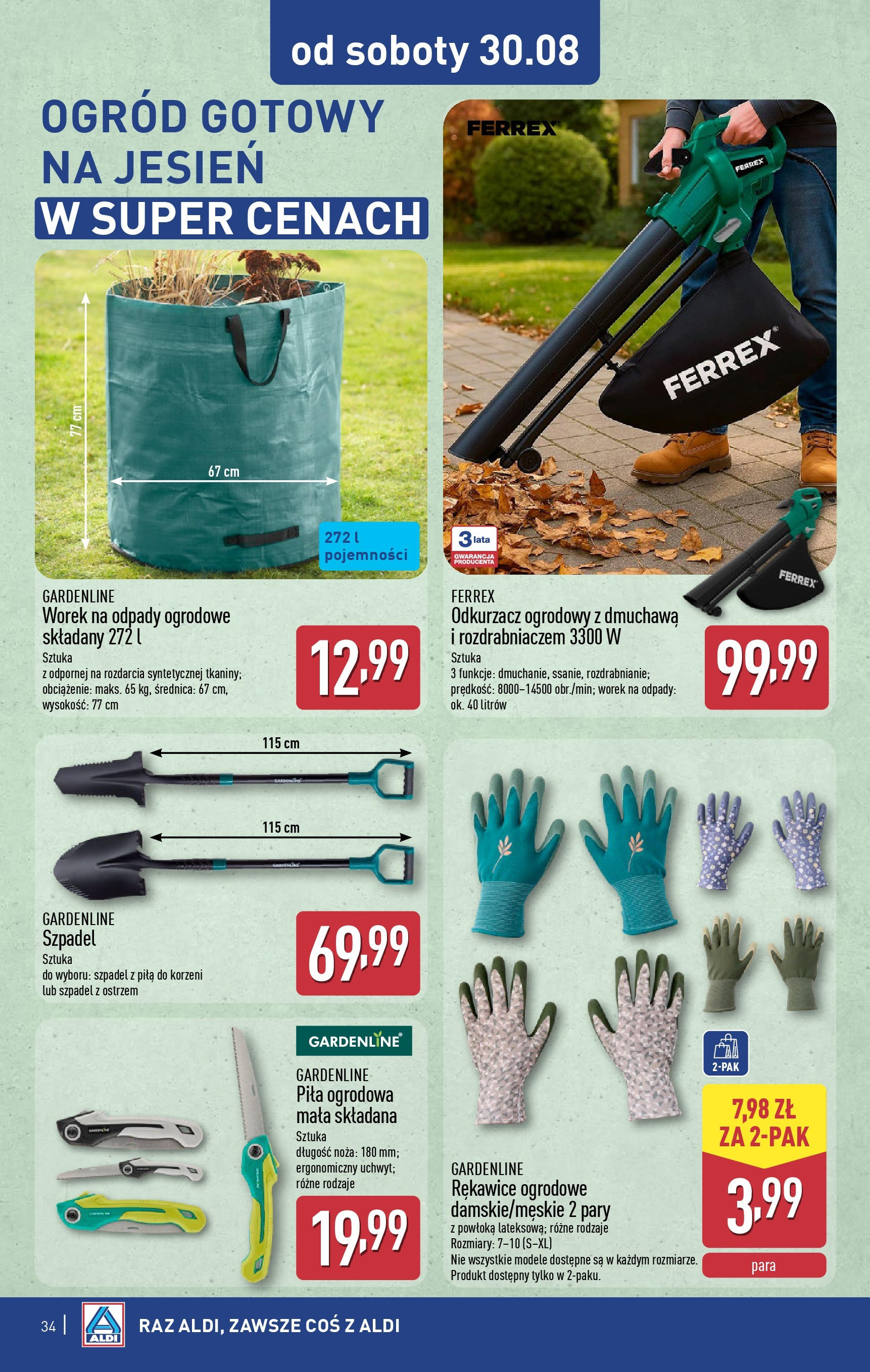 Aldi - Gazetka cała ALDI do 31.08 od 24.08.2025 | Nowa PDF gazetka | Strona: 34 | Produkty: Odkurzacz Aldi - Gazetka cała ALDI do 31.08 od 24.08.2025 - Ulotka PDF, promocje | Strona: 34 | Produkty: Odkurzacz