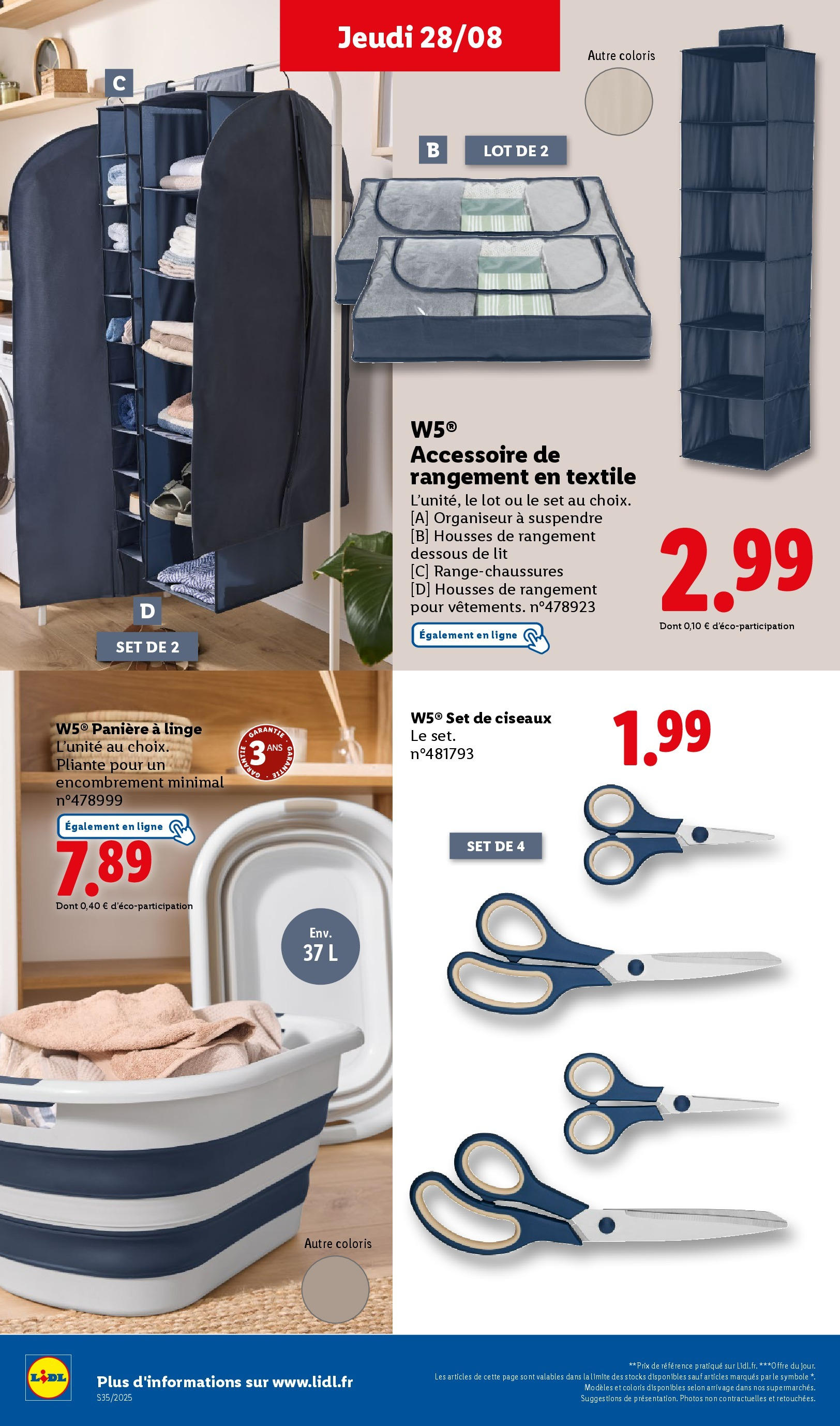 Catalogue LIDL du 27/08/2025 | Promo prospectus en ligne | Page: 49 | Produits: Lit, Ciseaux Catalogue LIDL du 27/08/2025 | Promo prospectus en ligne | Page: 49 | Produits: Lit, Ciseaux