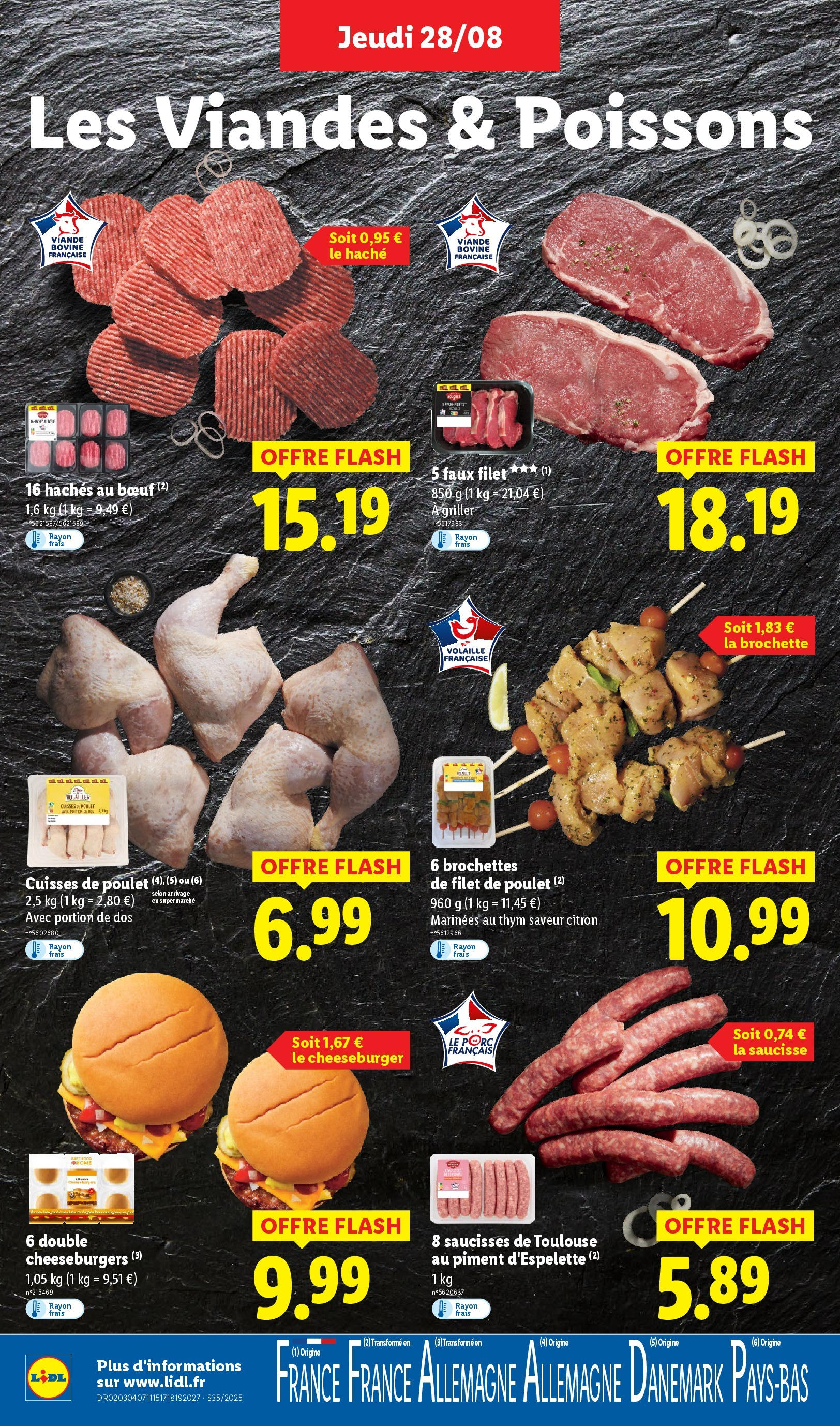 Catalogue LIDL du 27/08/2025 | Promo prospectus en ligne | Page: 4 | Produits: Citron, Cuisses de poulet, Volaille, Piment d'espelette Catalogue LIDL du 27/08/2025 | Promo prospectus en ligne | Page: 4 | Produits: Citron, Cuisses de poulet, Volaille, Piment d'espelette