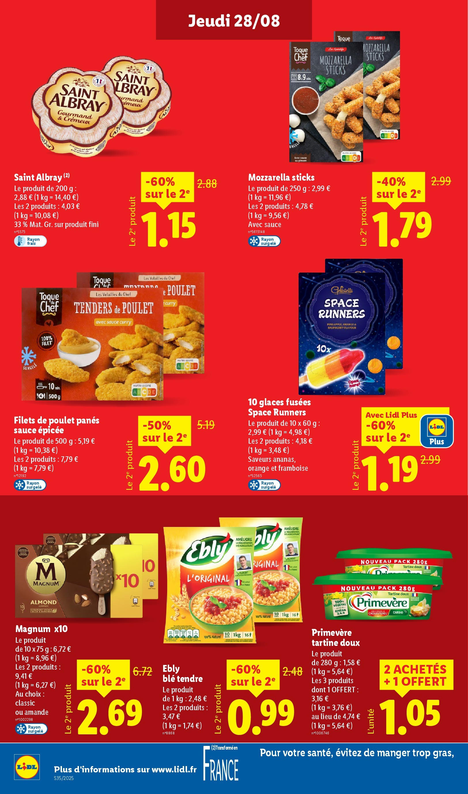 Catalogue LIDL du 27/08/2025 | Promo prospectus en ligne | Page: 10 | Produits: Framboise, Mozzarella, Curry, Piment Catalogue LIDL du 27/08/2025 | Promo prospectus en ligne | Page: 10 | Produits: Framboise, Mozzarella, Curry, Piment