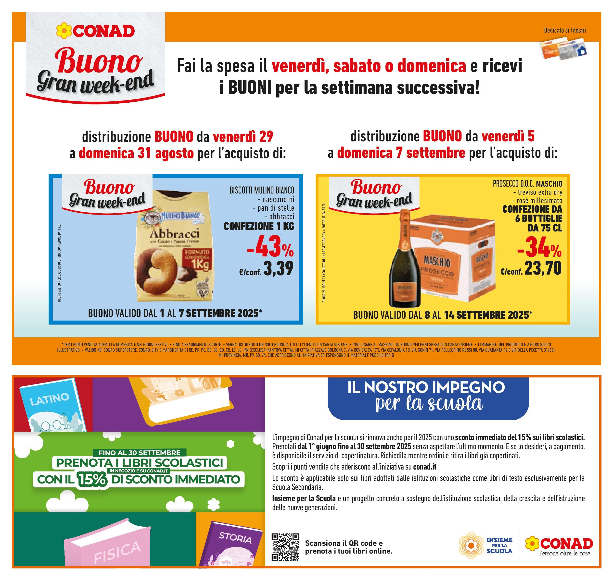 Volantino Conad dal 26/08/2025 β³ Settembre | Pagina: 13 | Prodotti: Biscotti, Prosecco, Cacao Volantino Conad dal 26/08/2025 > Anteprima - Settembre | Pagina: 13 | Prodotti: Biscotti, Prosecco, Cacao