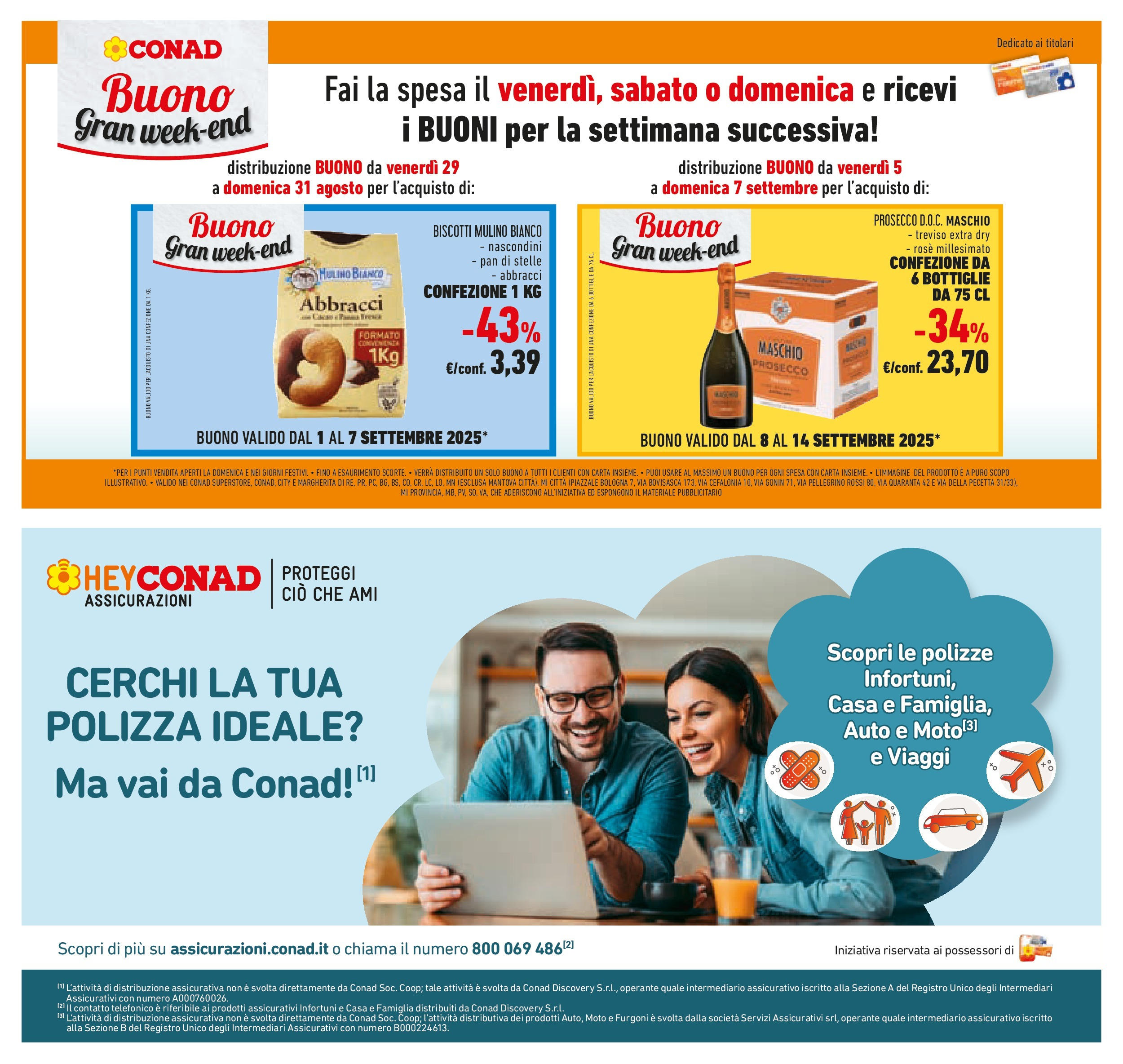 Volantino Conad dal 26/08/2025 β³ Settembre | Pagina: 21 | Prodotti: Biscotti, Prosecco Volantino Conad dal 26/08/2025 > Anteprima - Settembre | Pagina: 21 | Prodotti: Biscotti, Prosecco