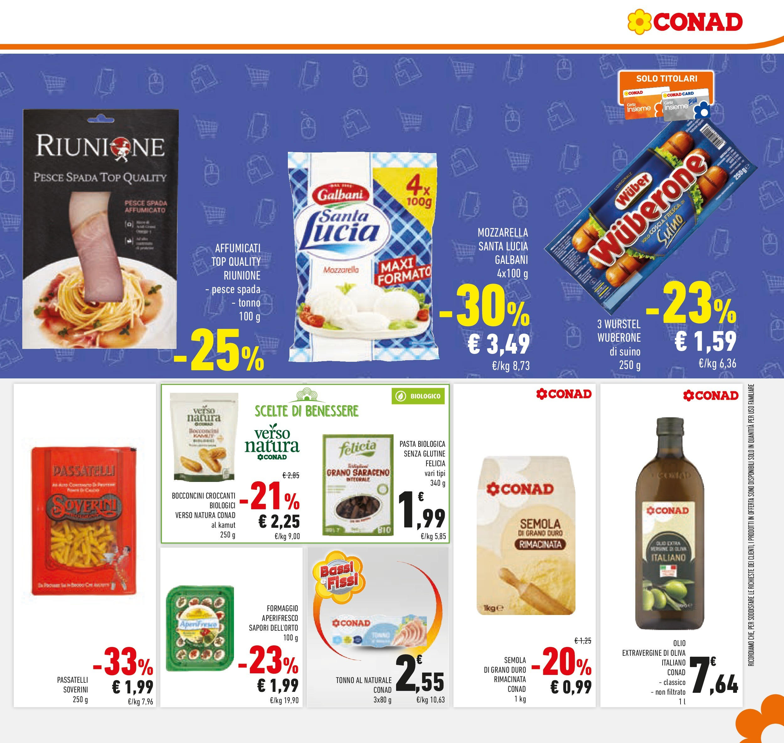 Volantino Conad dal 26/08/2025 β³ Settembre | Pagina: 23 | Prodotti: Suino, Wurstel, Tonno, Tonno al naturale Volantino Conad dal 26/08/2025 > Anteprima - Settembre | Pagina: 23 | Prodotti: Suino, Wurstel, Tonno, Tonno al naturale