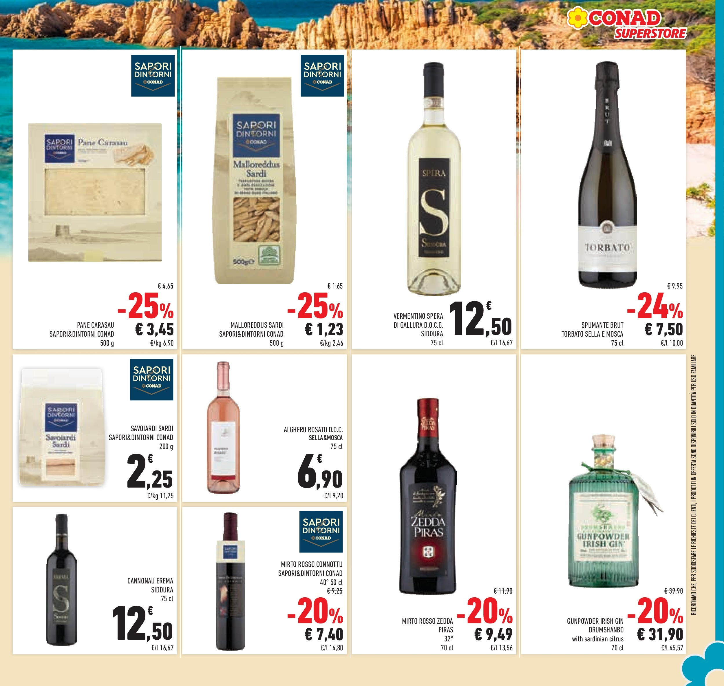 Volantino Conad dal 26/08/2025 β³ Settembre | Pagina: 27 | Prodotti: Pane, Gin, Spumante, Savoiardi Volantino Conad dal 26/08/2025 > Anteprima - Settembre | Pagina: 27 | Prodotti: Pane, Gin, Spumante, Savoiardi