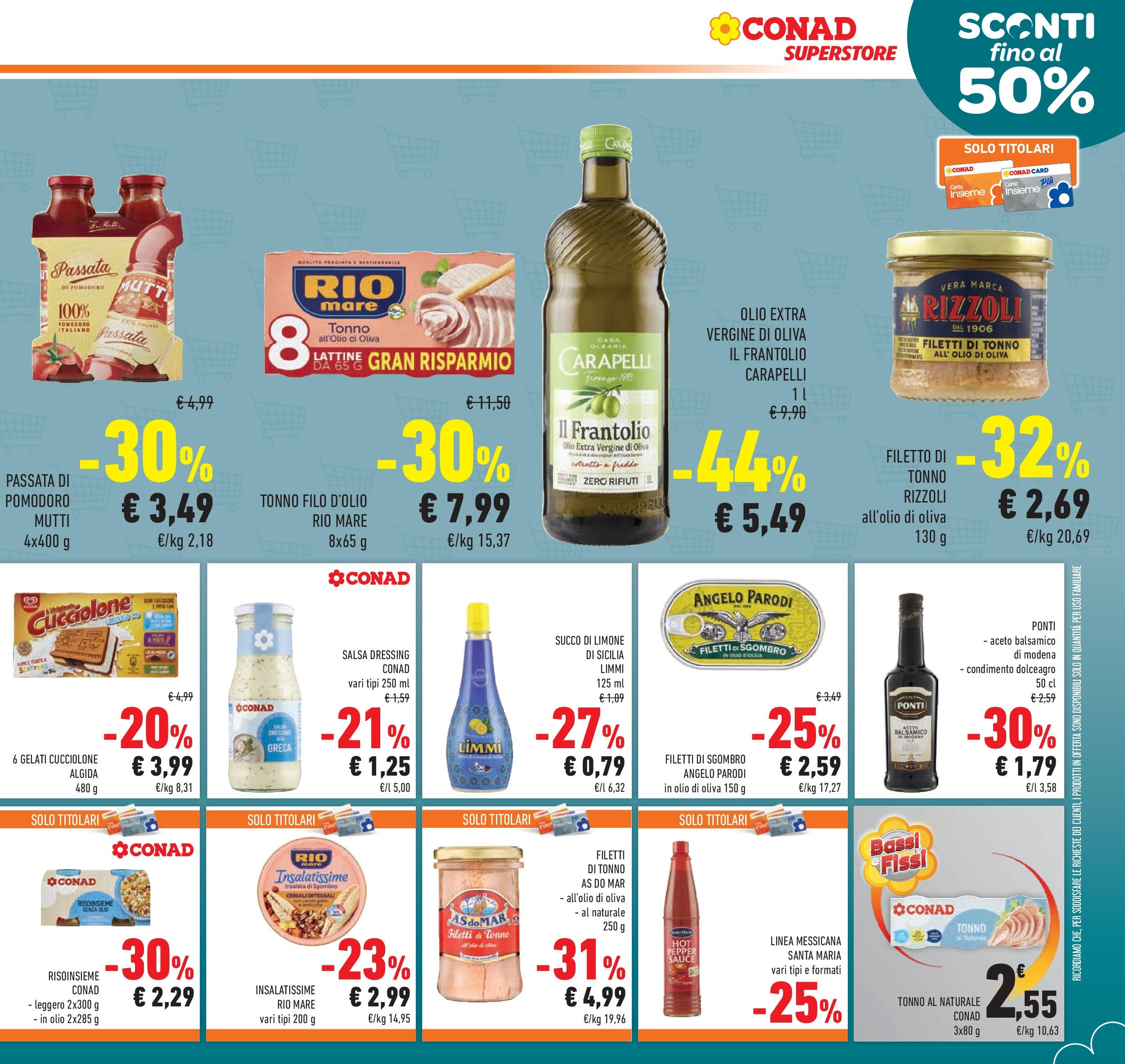 Volantino Conad dal 26/08/2025 β³ Settembre | Pagina: 21 | Prodotti: Salsa, Limone, Olio extra vergine, Mutti Volantino Conad dal 26/08/2025 > Anteprima - Settembre | Pagina: 21 | Prodotti: Salsa, Limone, Olio extra vergine, Mutti