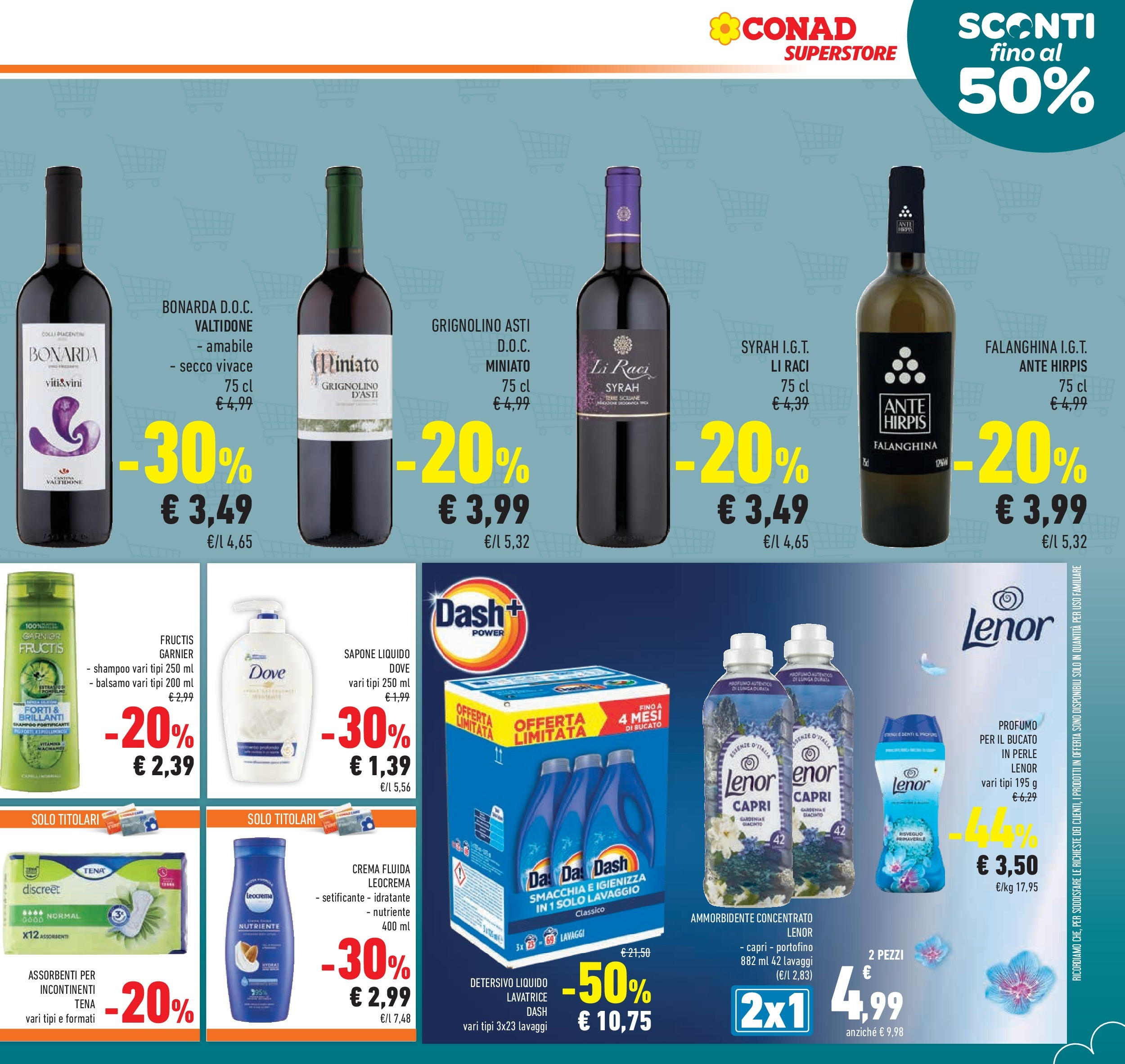 Volantino Conad dal 26/08/2025 β³ Settembre | Pagina: 25 | Prodotti: Balsamo, Crema, Sapone, Lavatrice Volantino Conad dal 26/08/2025 > Anteprima - Settembre | Pagina: 25 | Prodotti: Balsamo, Crema, Sapone, Lavatrice