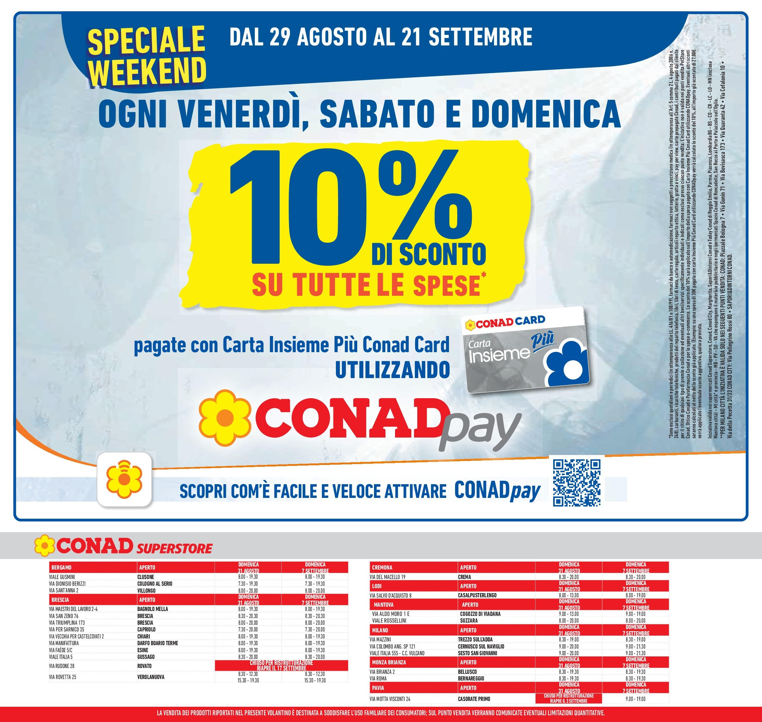 Volantino Conad dal 26/08/2025 β³ Settembre | Pagina: 42 | Prodotti: Crema Volantino Conad dal 26/08/2025 > Anteprima - Settembre | Pagina: 42 | Prodotti: Crema