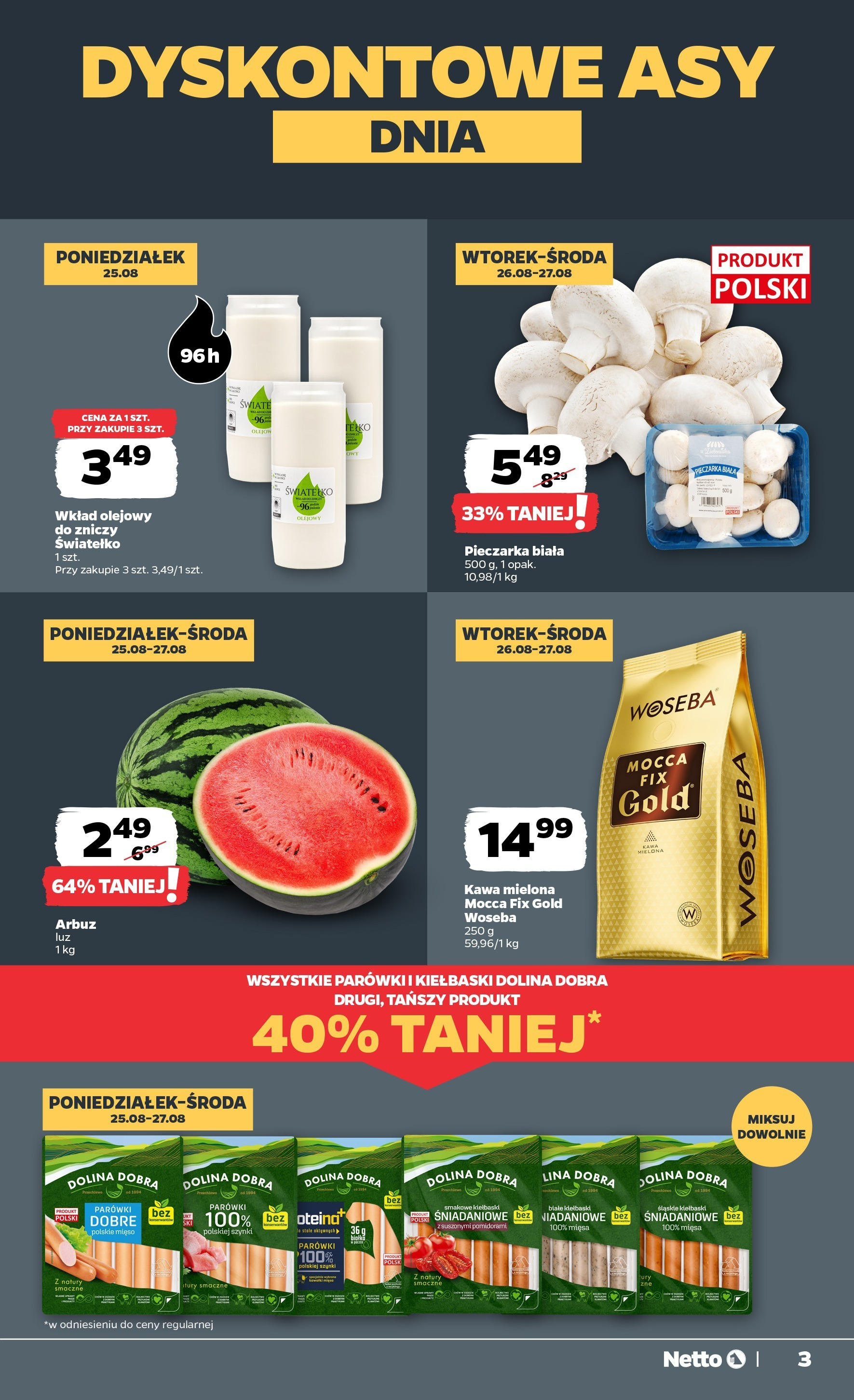 Netto - NETTO T35A ważne do 31.08 od 24.08.2025 | Promocje | Strona: 3 Netto - NETTO T35A ważne do 31.08 od 24.08.2025 - Aktualne promocje | Strona: 3