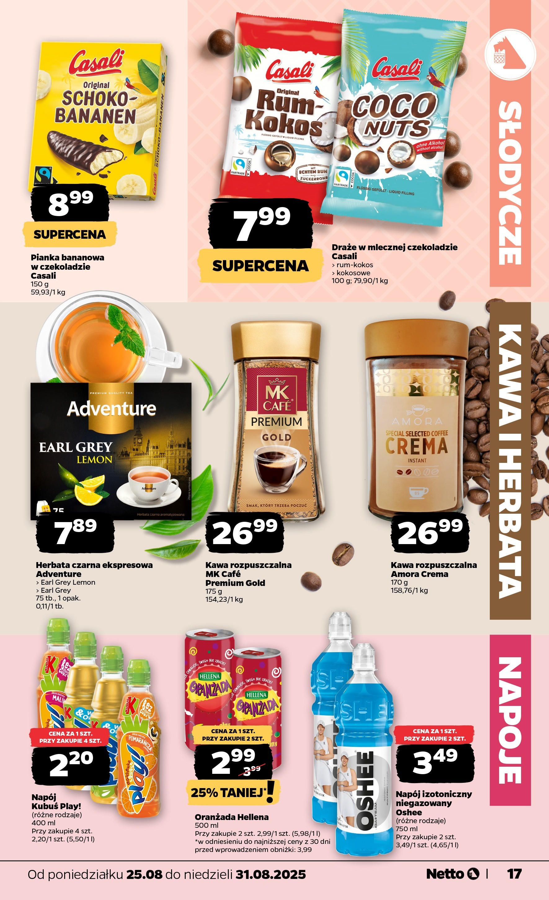 Netto - NETTO T35A ważne do 31.08 od 24.08.2025 | Promocje | Strona: 17 Netto - NETTO T35A ważne do 31.08 od 24.08.2025 - Aktualne promocje | Strona: 17