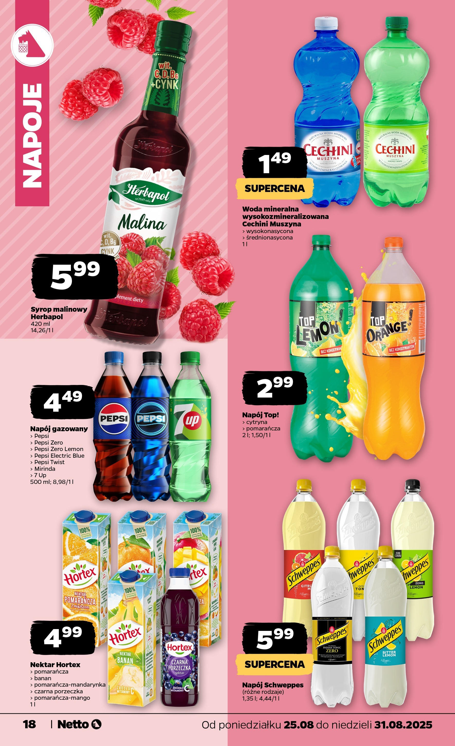 Netto - NETTO T35A ważne do 31.08 od 24.08.2025 | Promocje | Strona: 18 Netto - NETTO T35A ważne do 31.08 od 24.08.2025 - Aktualne promocje | Strona: 18