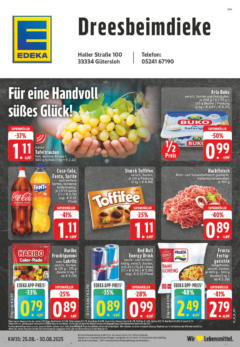 Edeka prospekt Guetersloh-Isselhorst	 gültig ab dem 24.08.2025