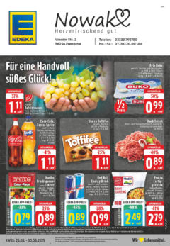 Edeka prospekt Ennepetal	 gültig ab dem 24.08.2025