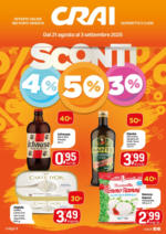 Crai Sconti 40% 50% 30% - al 03.09.2025