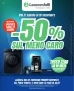 Leonardelli -50% sul meno caro - al 10.09.2025