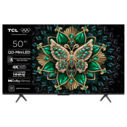 Телевизор TCL 50MQLED75K 4K Ultra HD MINI LED SMART TV, GOOGLE TV, 50.0 ", 126.0 см