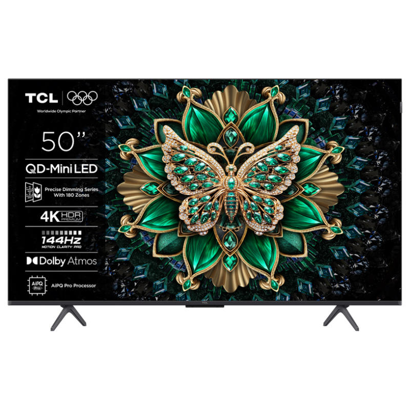 Телевизор TCL 50MQLED75K 4K Ultra HD MINI LED SMART TV, GOOGLE TV, 50.0 ", 126.0 см