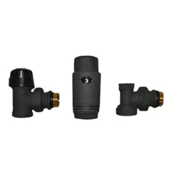 ТЕРМОГЛАВА В КОМПЛЕКТ CAYMAN -3 ЧЕРЕН THS THERMOSTYLE ЪГЛОВ 1/2"