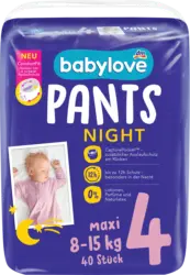 babylove Baby Pants Night Gr. 4 Maxi (8-15 kg)