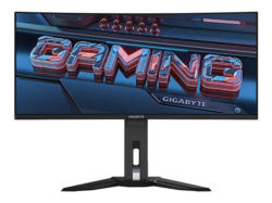 GIGABYTE MO34WQC 34 Zoll Monitor, WQHD, 0,03 ms Reaktionszeit, 250 cd/m², 175 Hz, Schwarz