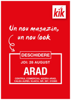 Previzualizarea de cataloage: Kik Arad valabil de la 25.08.2025