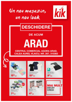 Previzualizarea de cataloage: Kik Arad valabil de la 28.08.2025