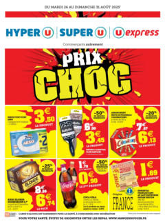 Prévisualisation de Spécial Rentrée des classes du magasin Super U formulaire valide 25/08/2025