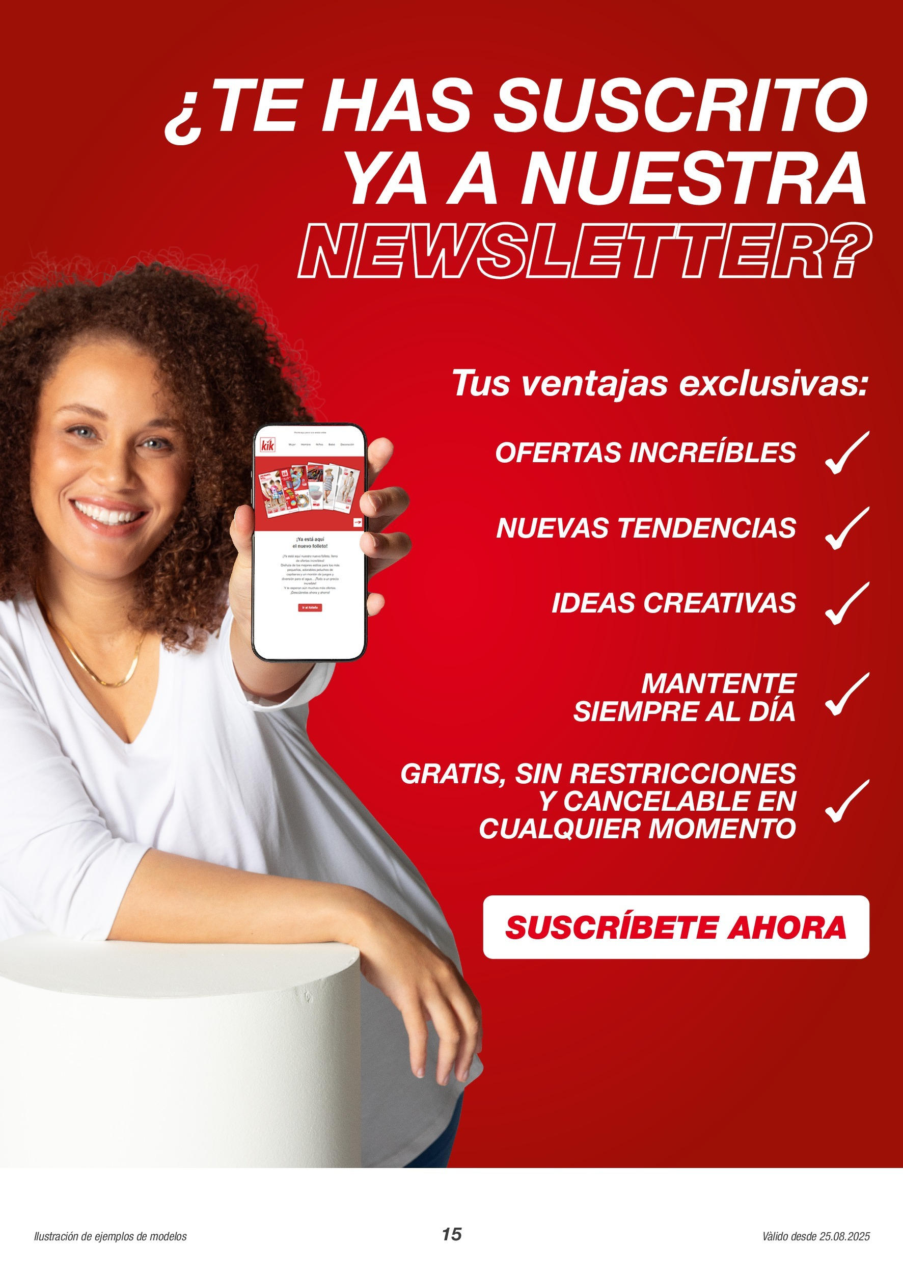 KIK - folleto (24/08/2025 - 31/08/2025) | Página: 15 KIK - folleto 24/08/2025 - 31/08/2025 | Página: 15