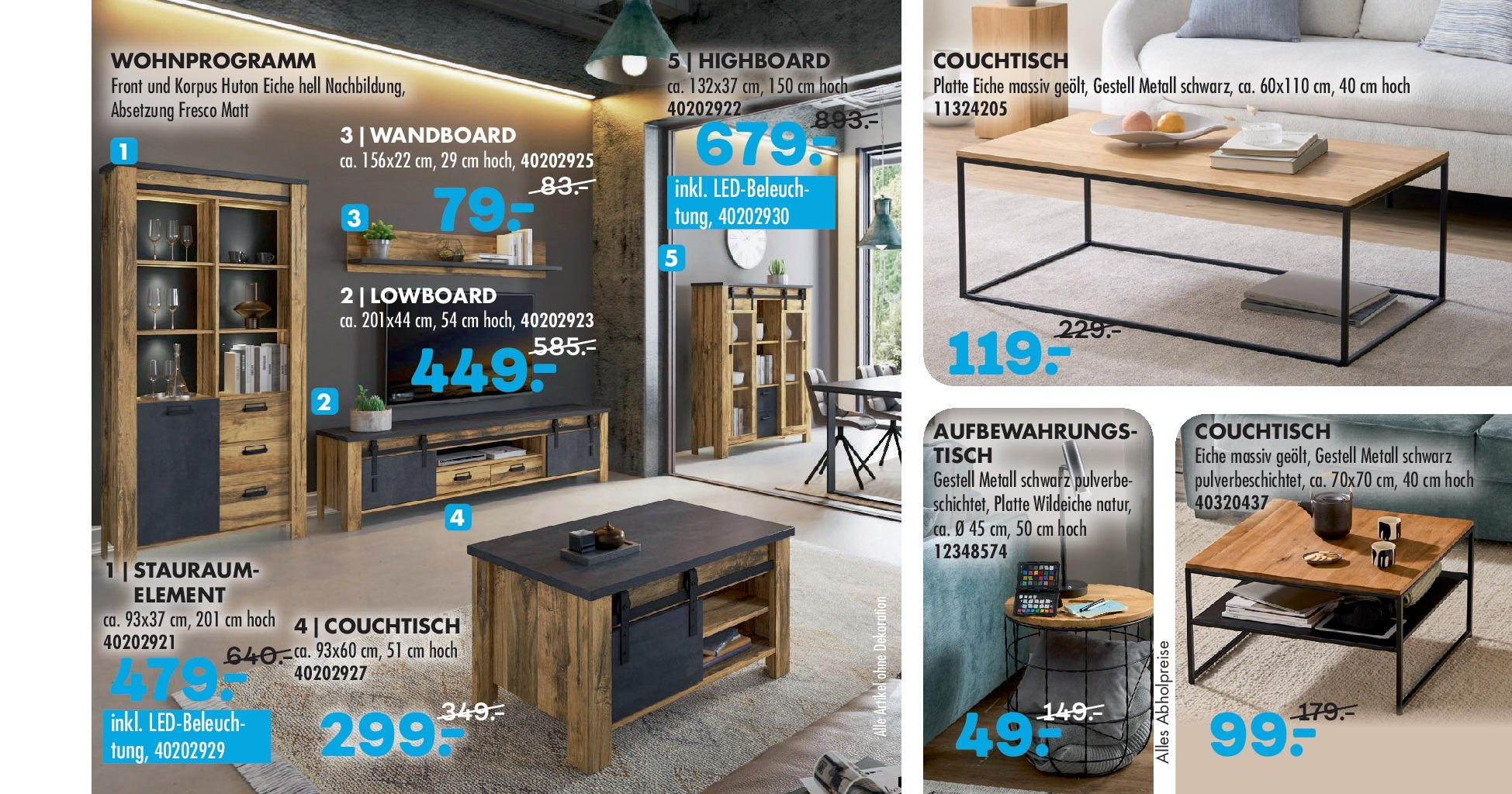 Möbel Kraft Prospekt Traummöbel zum Sparpreis (ab 26.08.2025) zum Blättern | Seite: 7 | Produkte: Lowboard, HIghboard, Wandboard, Couchtisch