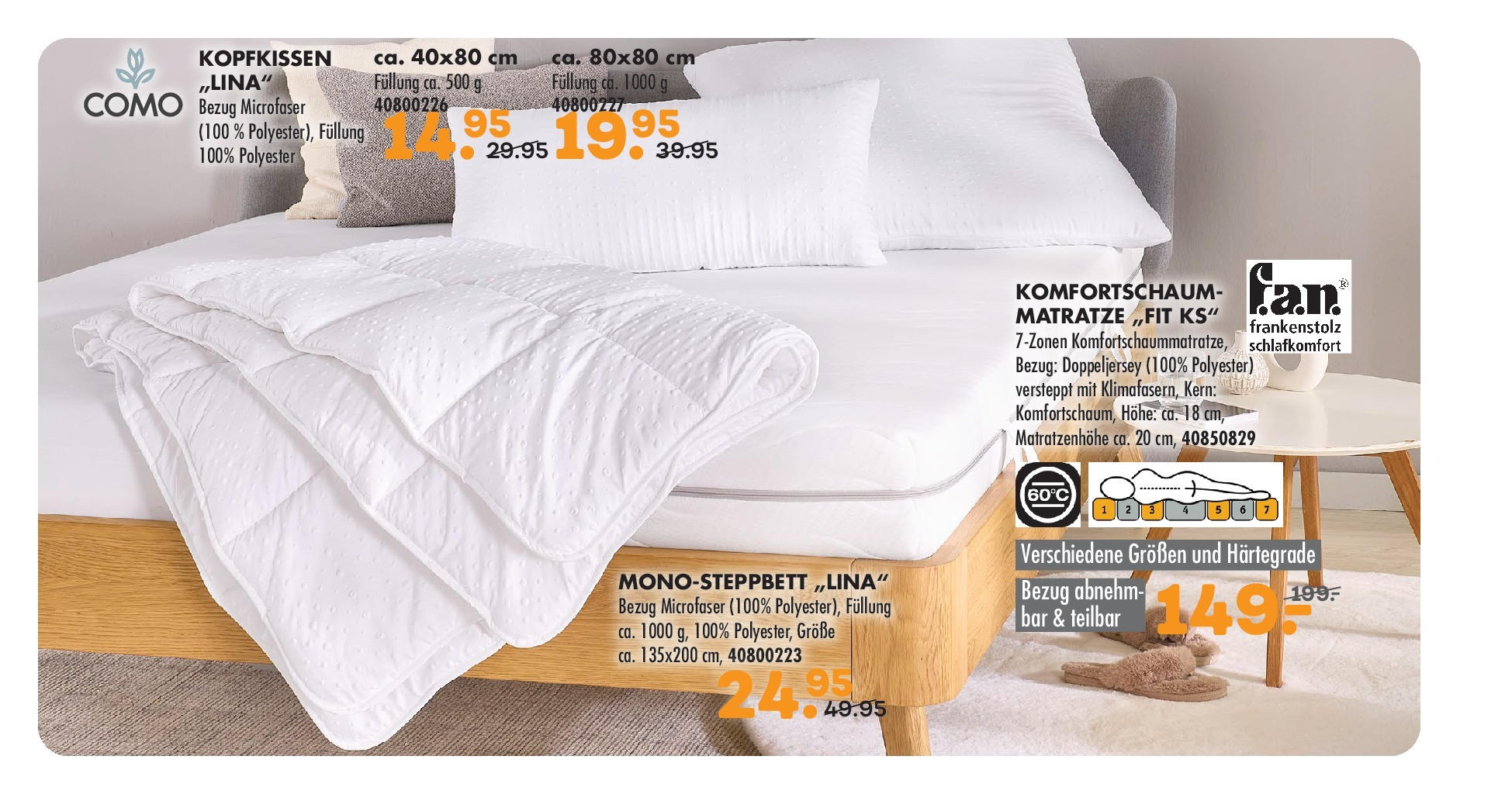 Möbel Kraft Prospekt Traummöbel zum Sparpreis (ab 26.08.2025) zum Blättern | Seite: 12 | Produkte: Matratze, Kopfkissen