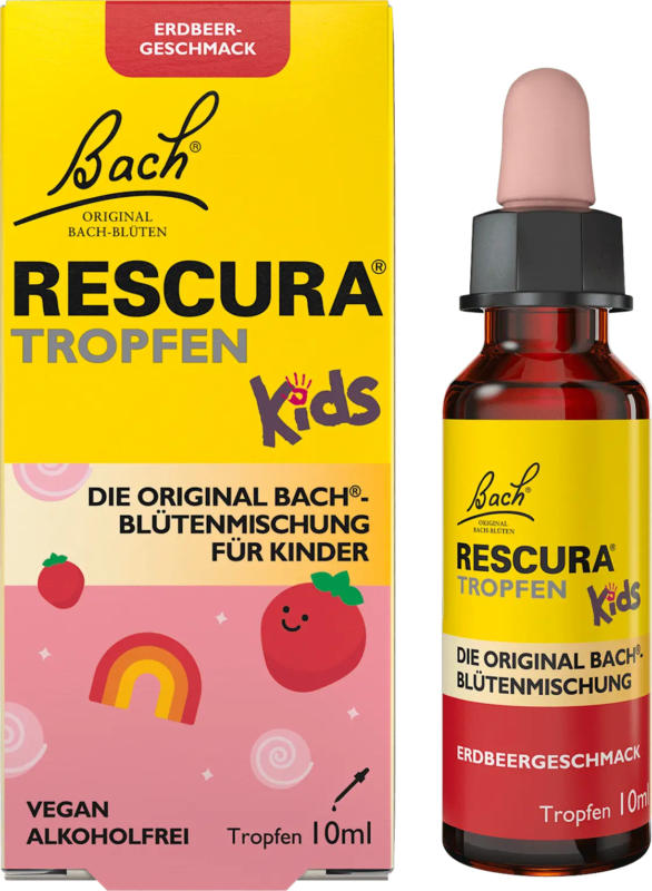 Bach RESCURA Bachblüten Kids Tropfen Erdbeergeschmack