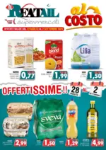 Reatail Supermercati OFFERTE VALIDE DAL 22 AGOSTO AL 2 SETTEMBRE 2025 - al 02.09.2025