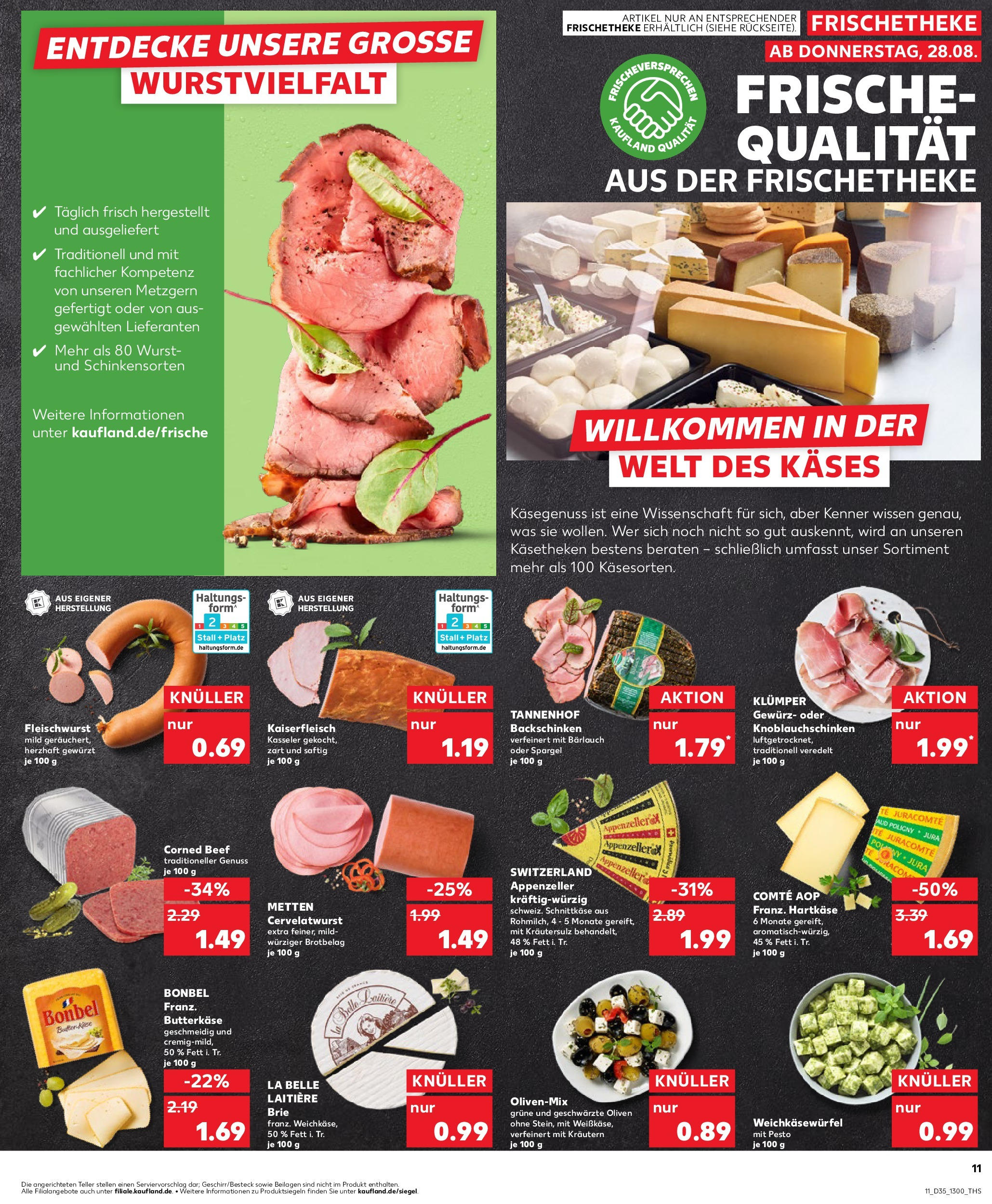 Prospekt Kaufland ab 28.08.2025 » Angebote und Werbung Online | Seite: 11 | Produkte: Spargel, Wurst Prospekt Kaufland ab 28.08.2025 » Angebote Online zum Blättern | Seite: 11 | Produkte: Spargel, Wurst