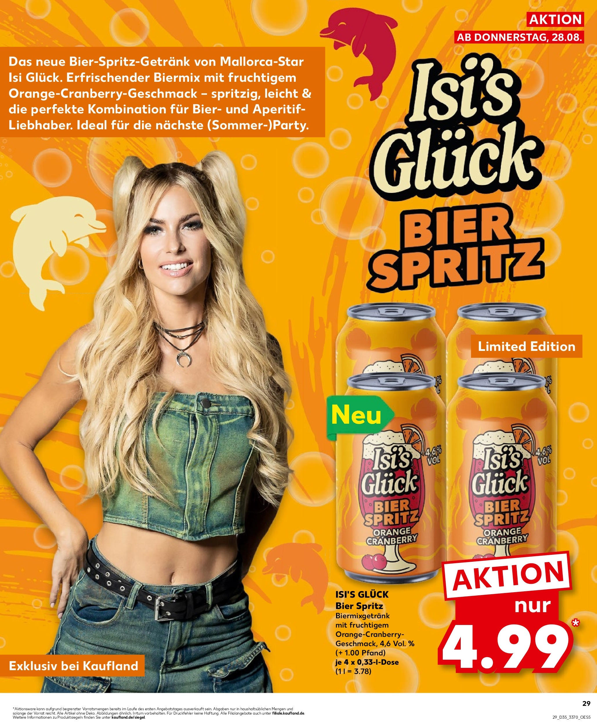 Prospekt Kaufland ab 28.08.2025 » Angebote und Werbung Online | Seite: 29 | Produkte: Bier Prospekt Kaufland ab 28.08.2025 » Angebote Online zum Blättern | Seite: 29 | Produkte: Bier