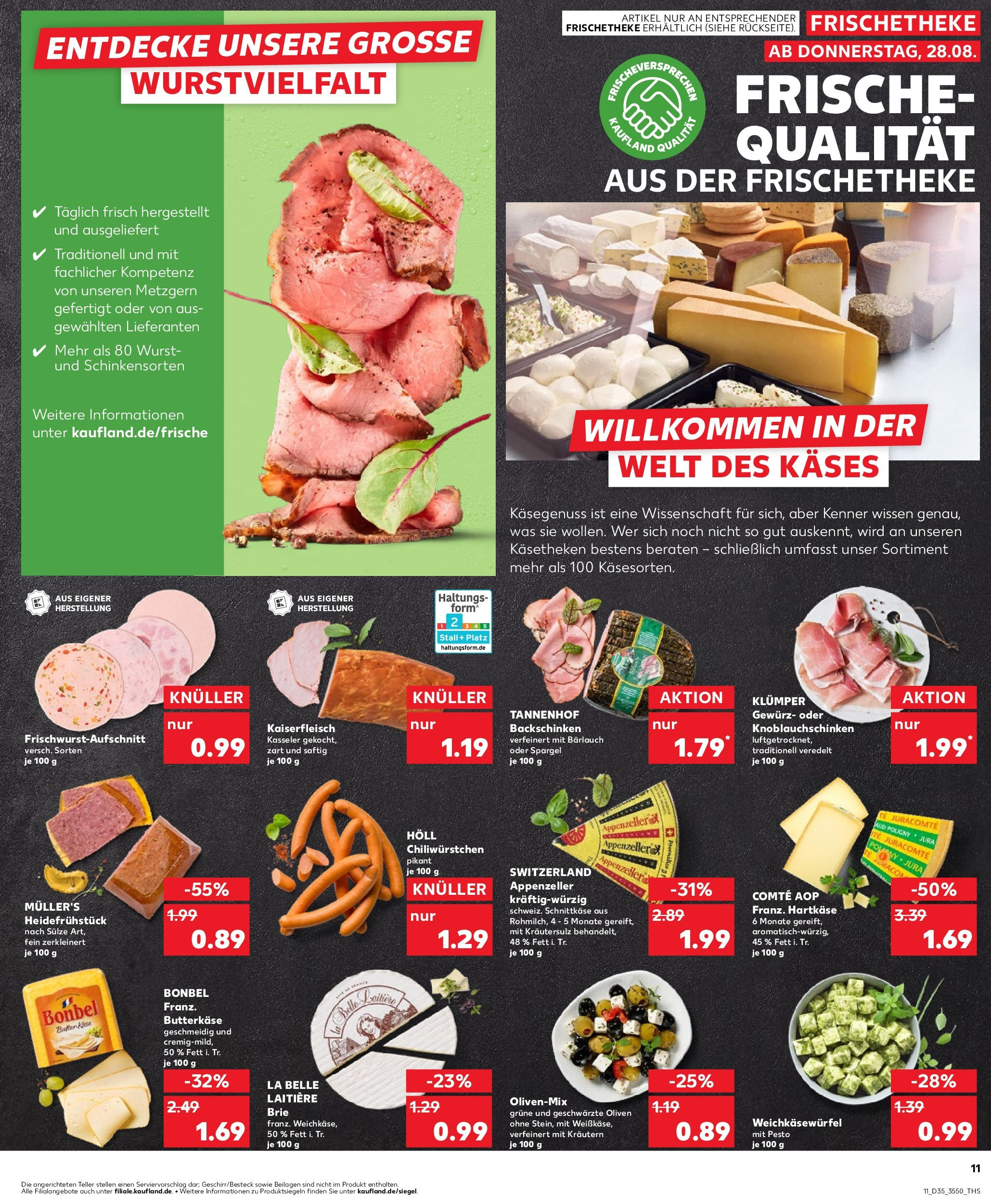 Prospekt Kaufland ab 28.08.2025 » Angebote und Werbung Online | Seite: 11 | Produkte: Spargel, Wurst Prospekt Kaufland ab 28.08.2025 » Angebote Online zum Blättern | Seite: 11 | Produkte: Spargel, Wurst