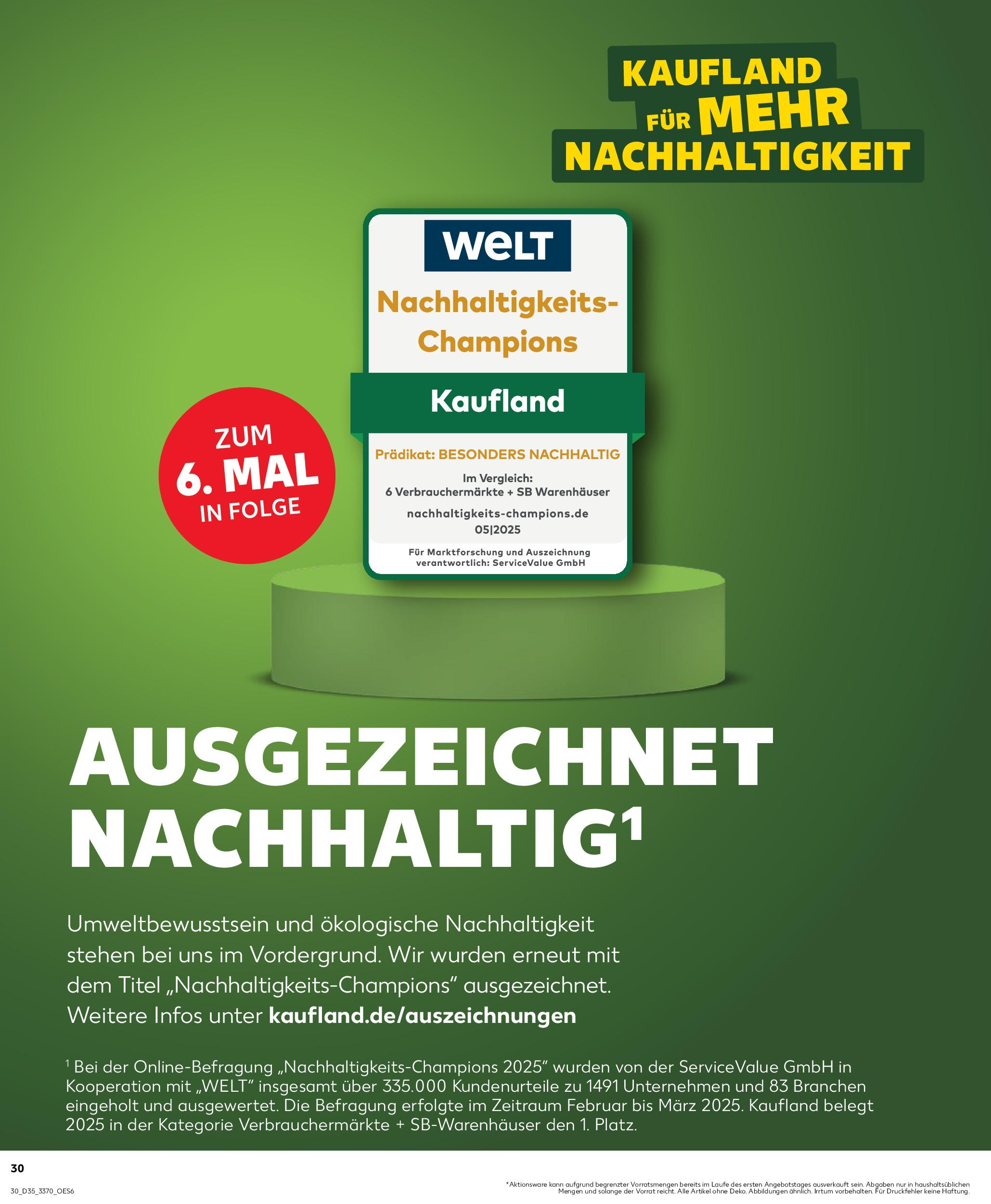 Prospekt Kaufland ab 27.08.2025 » Angebote und Werbung Online | Seite: 30 Prospekt Kaufland ab 27.08.2025 » Angebote Online zum Blättern | Seite: 30