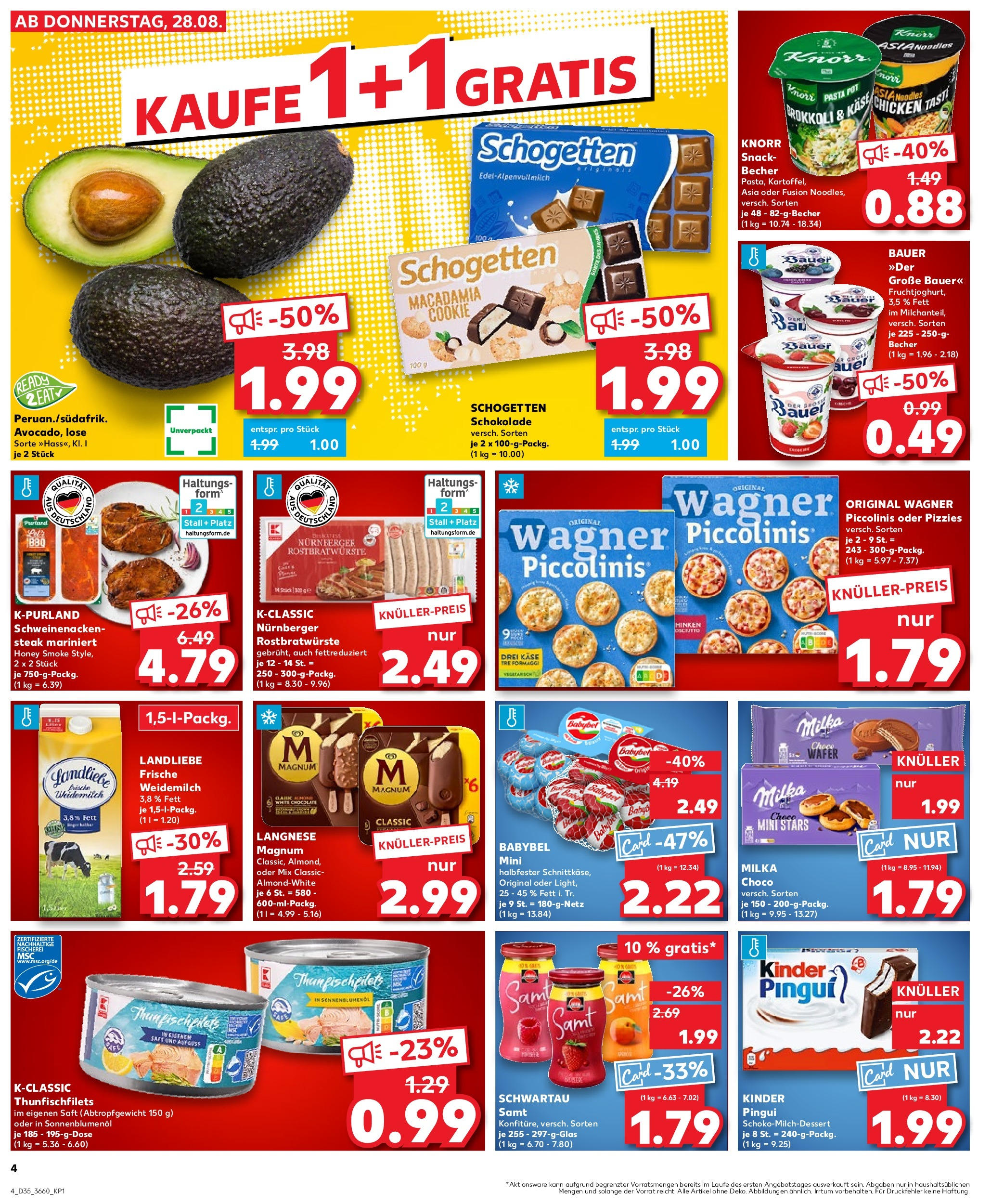 Prospekt Kaufland ab 28.08.2025 » Angebote und Werbung Online | Seite: 5 | Produkte: Schweinenacken, Brokkoli, Piccolinis, Pizza Prospekt Kaufland ab 28.08.2025 » Angebote Online zum Blättern | Seite: 5 | Produkte: Schweinenacken, Brokkoli, Piccolinis, Pizza