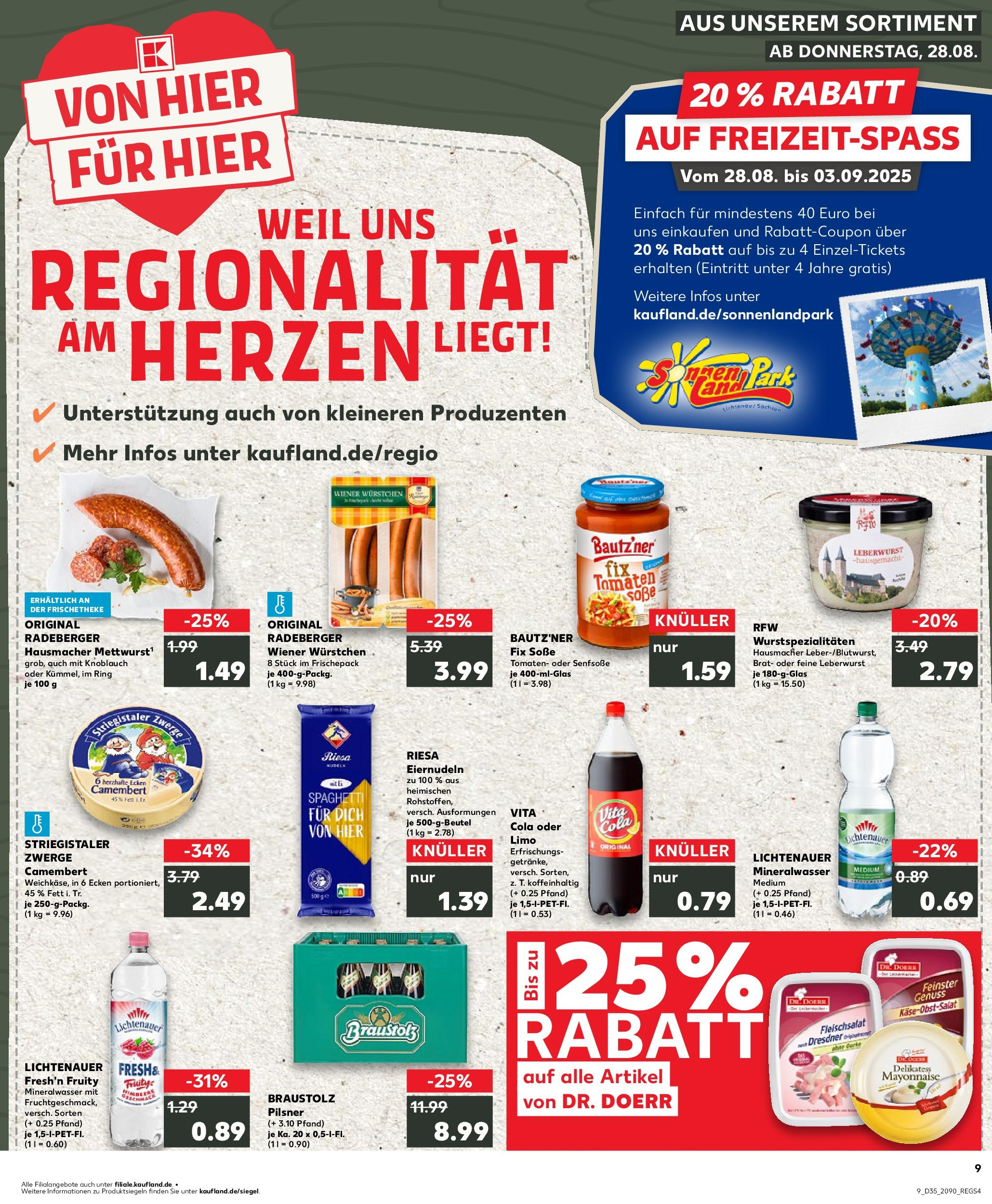 Prospekt Kaufland ab 28.08.2025 » Angebote und Werbung Online | Seite: 1 | Produkte: Cola, Tomaten, Knoblauch, Vita cola Prospekt Kaufland ab 28.08.2025 » Angebote Online zum Blättern | Seite: 1 | Produkte: Cola, Tomaten, Knoblauch, Vita cola