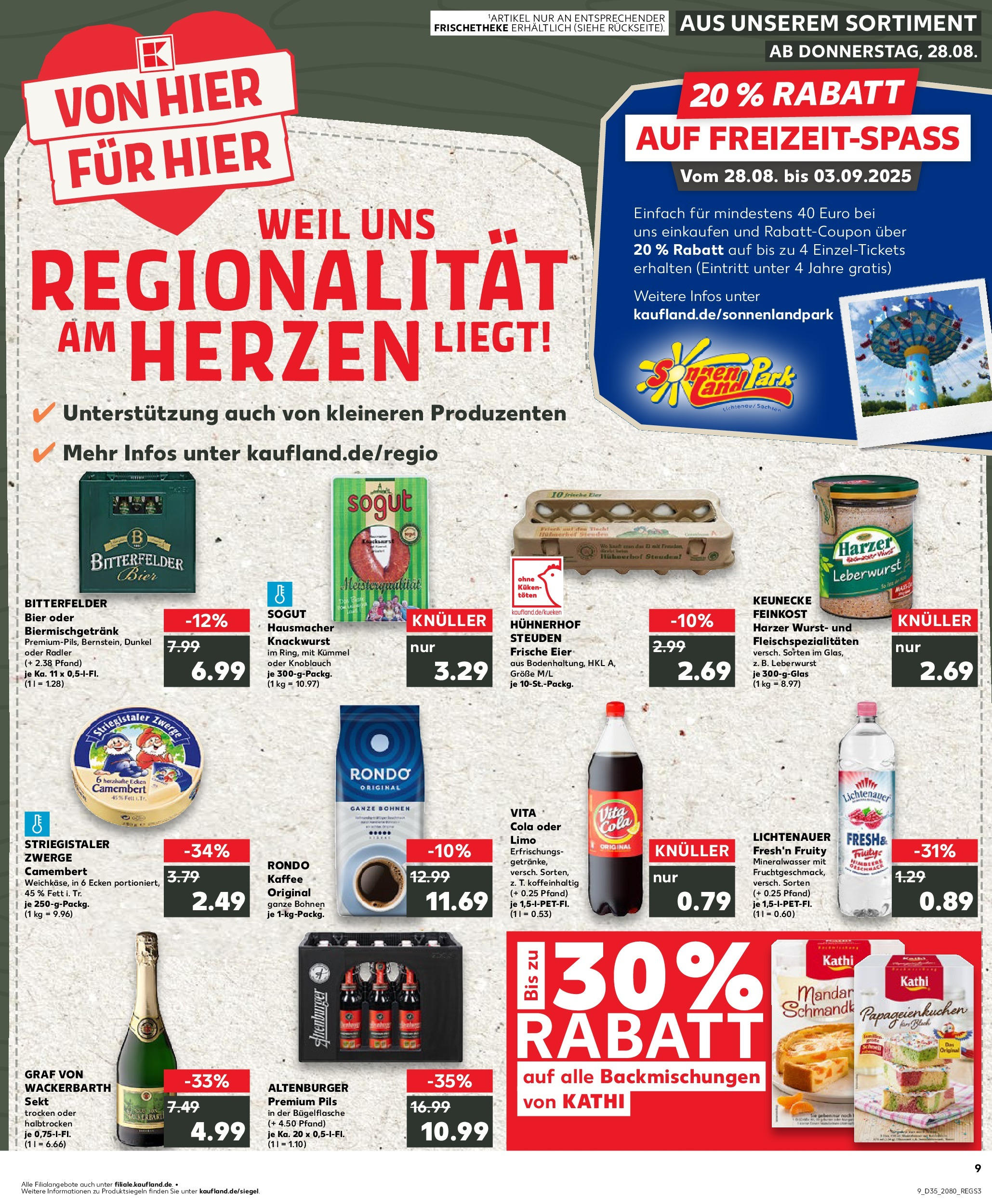 Prospekt Kaufland ab 28.08.2025 » Angebote und Werbung Online | Seite: 1 | Produkte: Sekt, Mineralwasser, Knoblauch, Vita cola Prospekt Kaufland ab 28.08.2025 » Angebote Online zum Blättern | Seite: 1 | Produkte: Sekt, Mineralwasser, Knoblauch, Vita cola