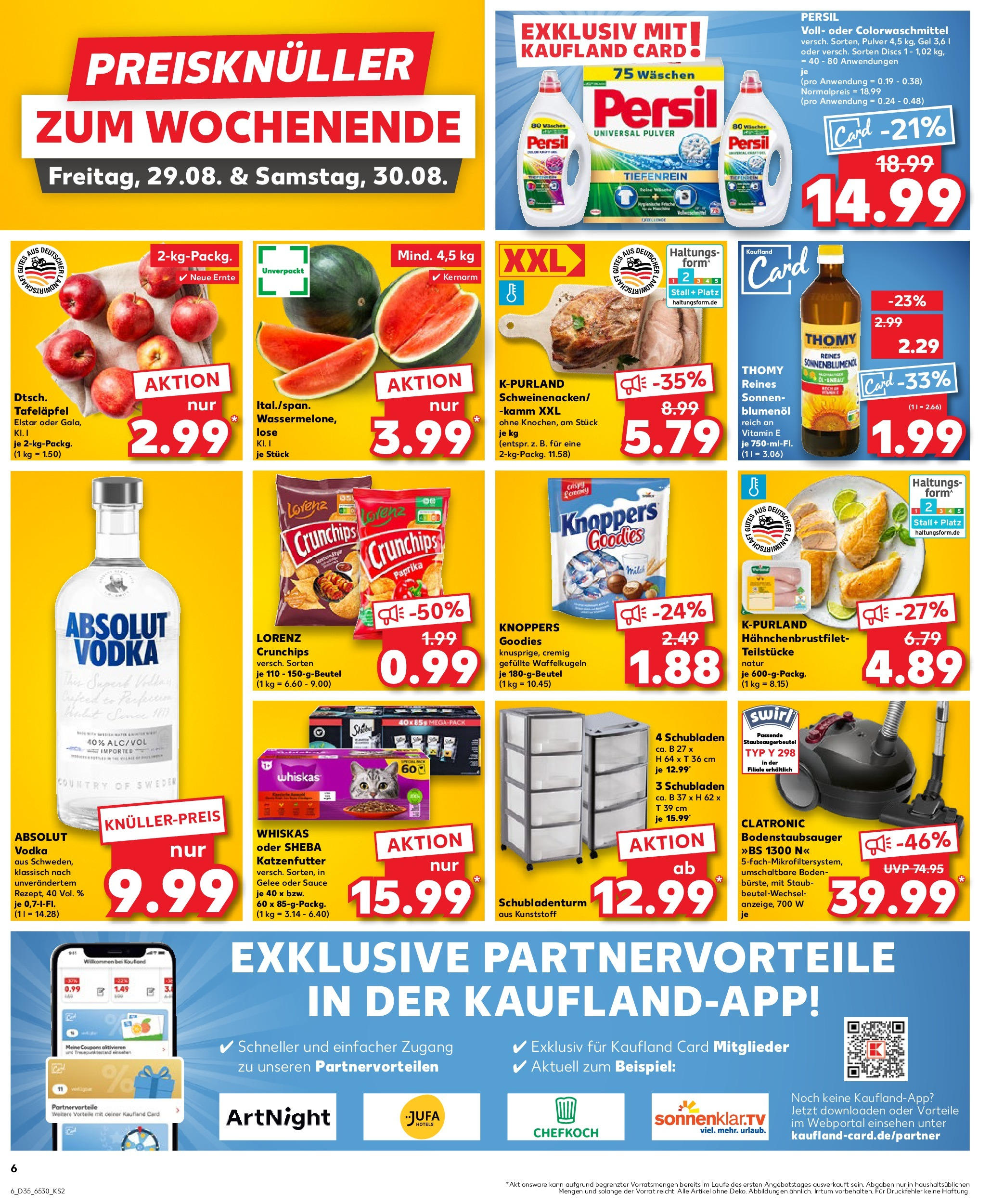 Prospekt Kaufland ab 27.08.2025 » Angebote und Werbung Online | Seite: 6 | Produkte: Sheba, Katzenfutter, Knoppers, Lorenz crunchips Prospekt Kaufland ab 27.08.2025 » Angebote Online zum Blättern | Seite: 6 | Produkte: Sheba, Katzenfutter, Knoppers, Lorenz crunchips