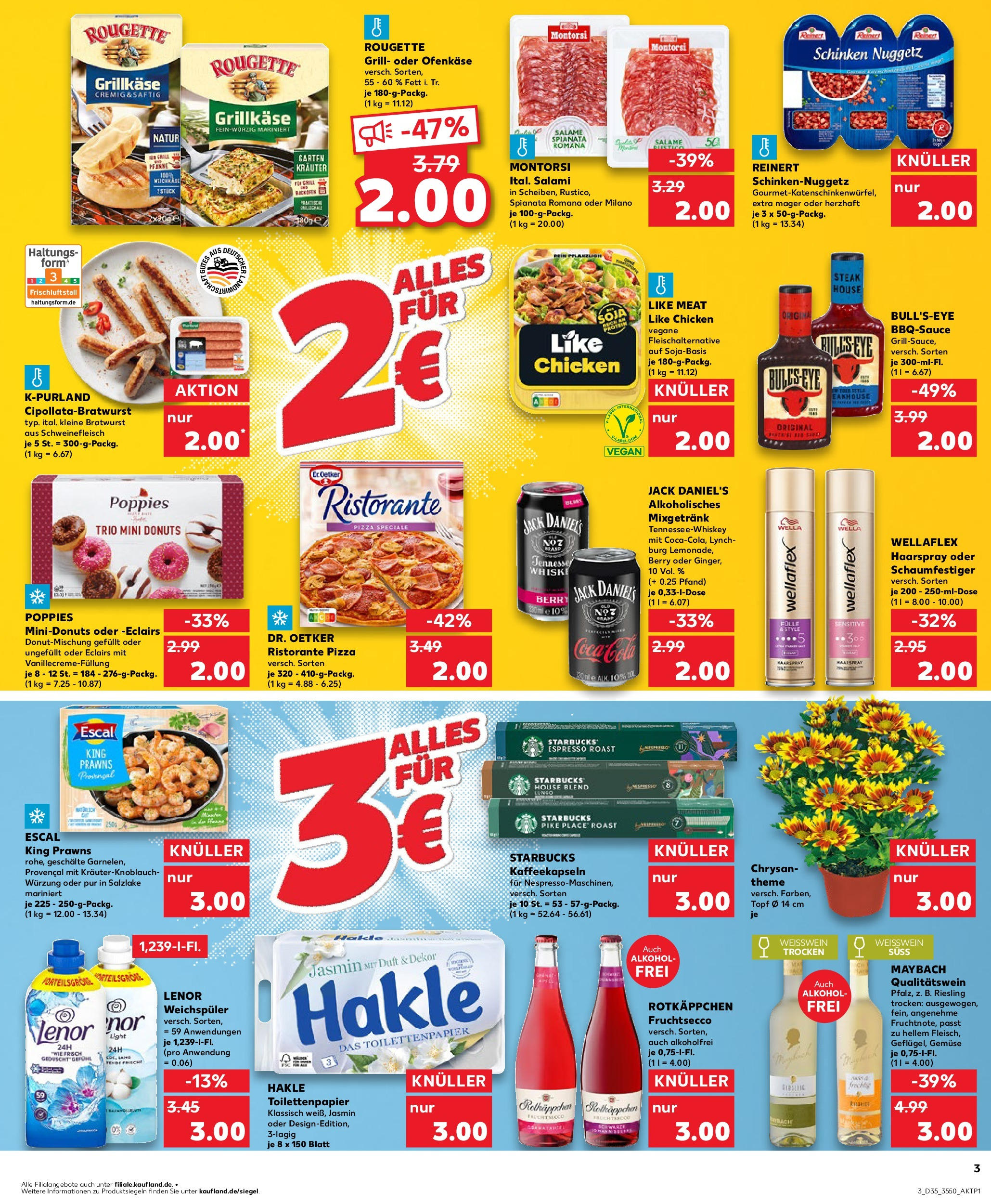 Prospekt Kaufland ab 27.08.2025 » Angebote und Werbung Online | Seite: 3 | Produkte: Ristorante, Lenor, Cola, Toilettenpapier Prospekt Kaufland ab 27.08.2025 » Angebote Online zum Blättern | Seite: 3 | Produkte: Ristorante, Lenor, Cola, Toilettenpapier