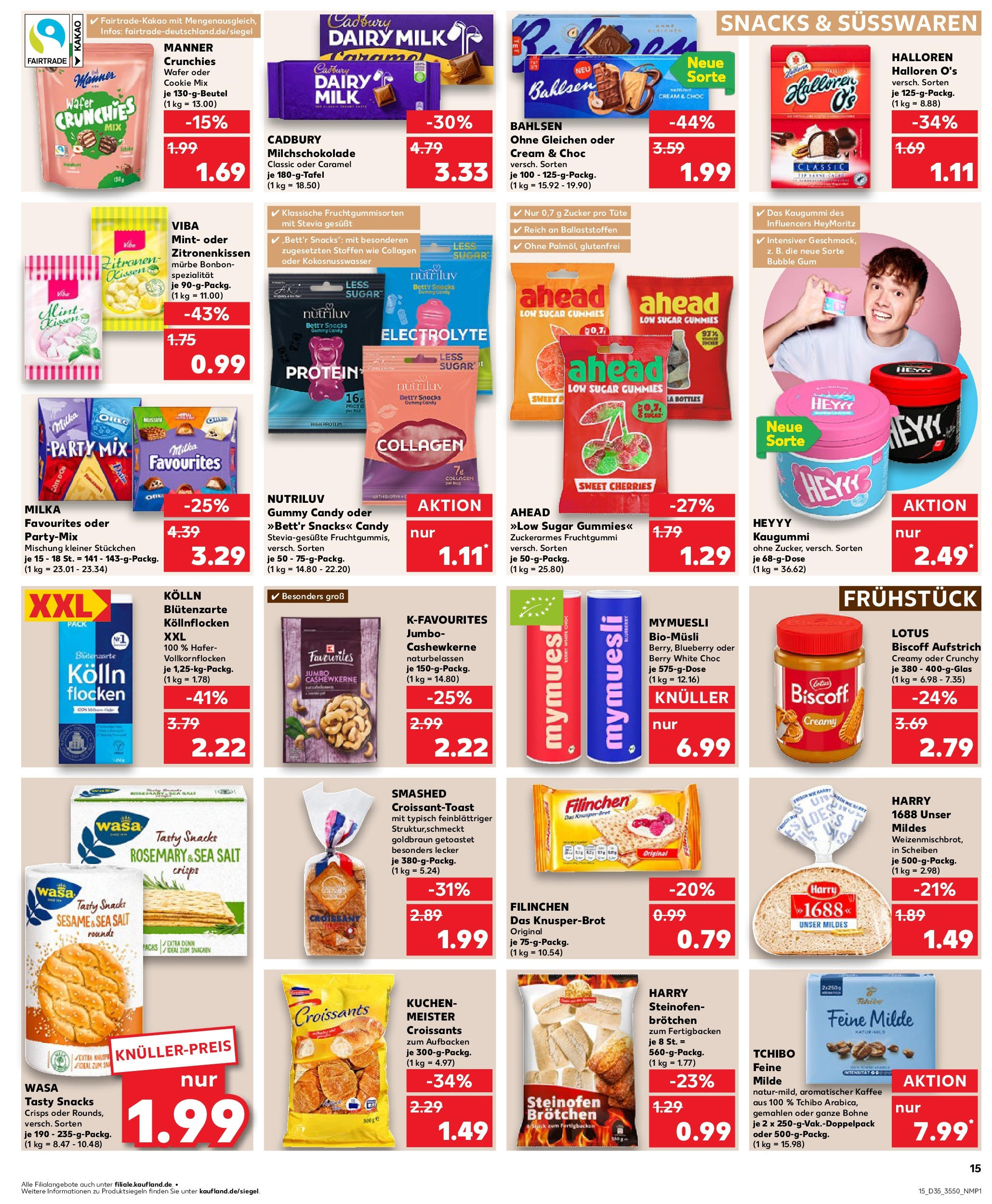 Prospekt Kaufland ab 27.08.2025 » Angebote und Werbung Online | Seite: 15 | Produkte: Kissen, Kuchen, Flocken, Zitronen Prospekt Kaufland ab 27.08.2025 » Angebote Online zum Blättern | Seite: 15 | Produkte: Kissen, Kuchen, Flocken, Zitronen