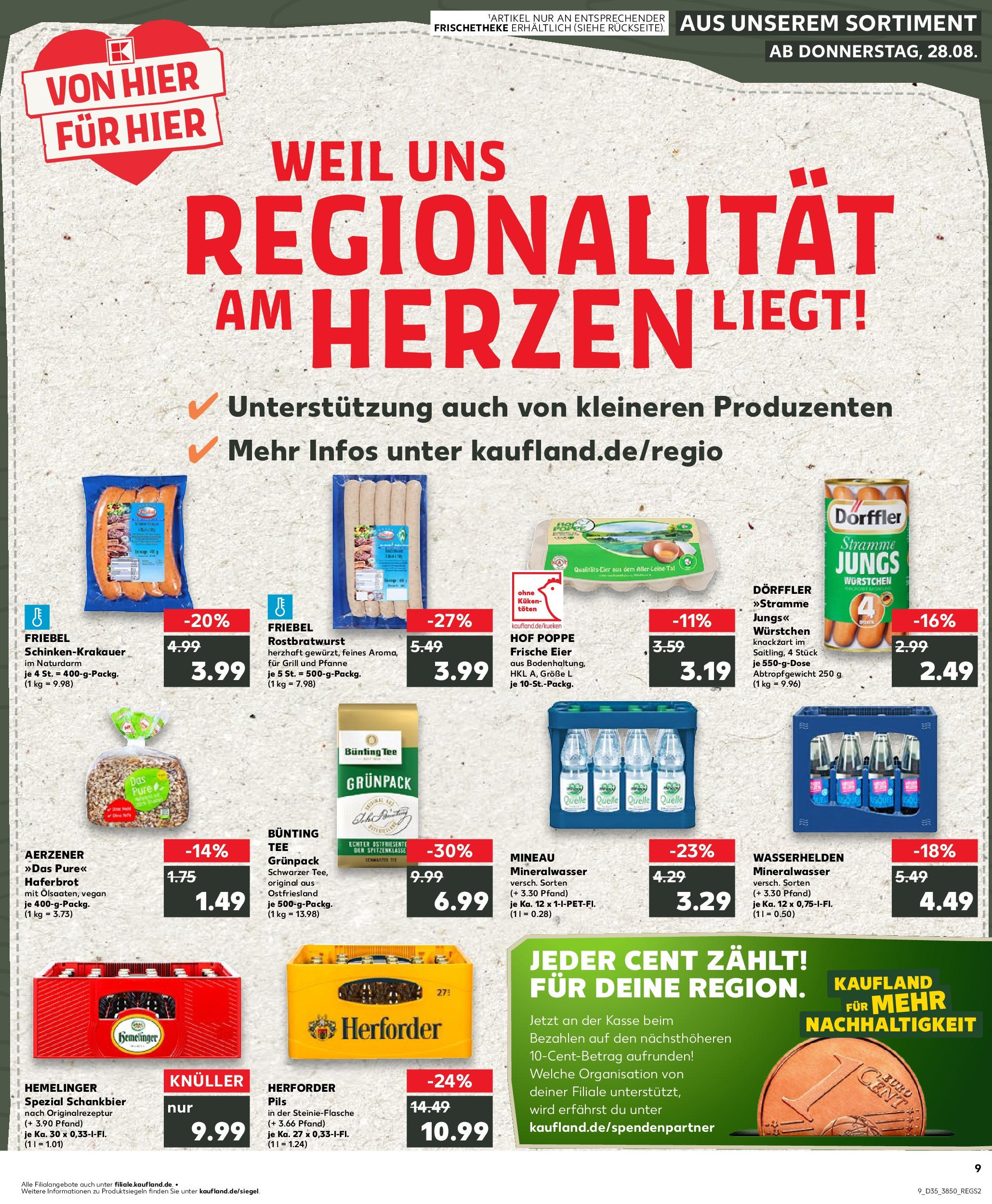 Prospekt Kaufland ab 28.08.2025 » Angebote und Werbung Online | Seite: 1 | Produkte: Grill, Eier, Pils, Mineralwasser Prospekt Kaufland ab 28.08.2025 » Angebote Online zum Blättern | Seite: 1 | Produkte: Grill, Eier, Pils, Mineralwasser