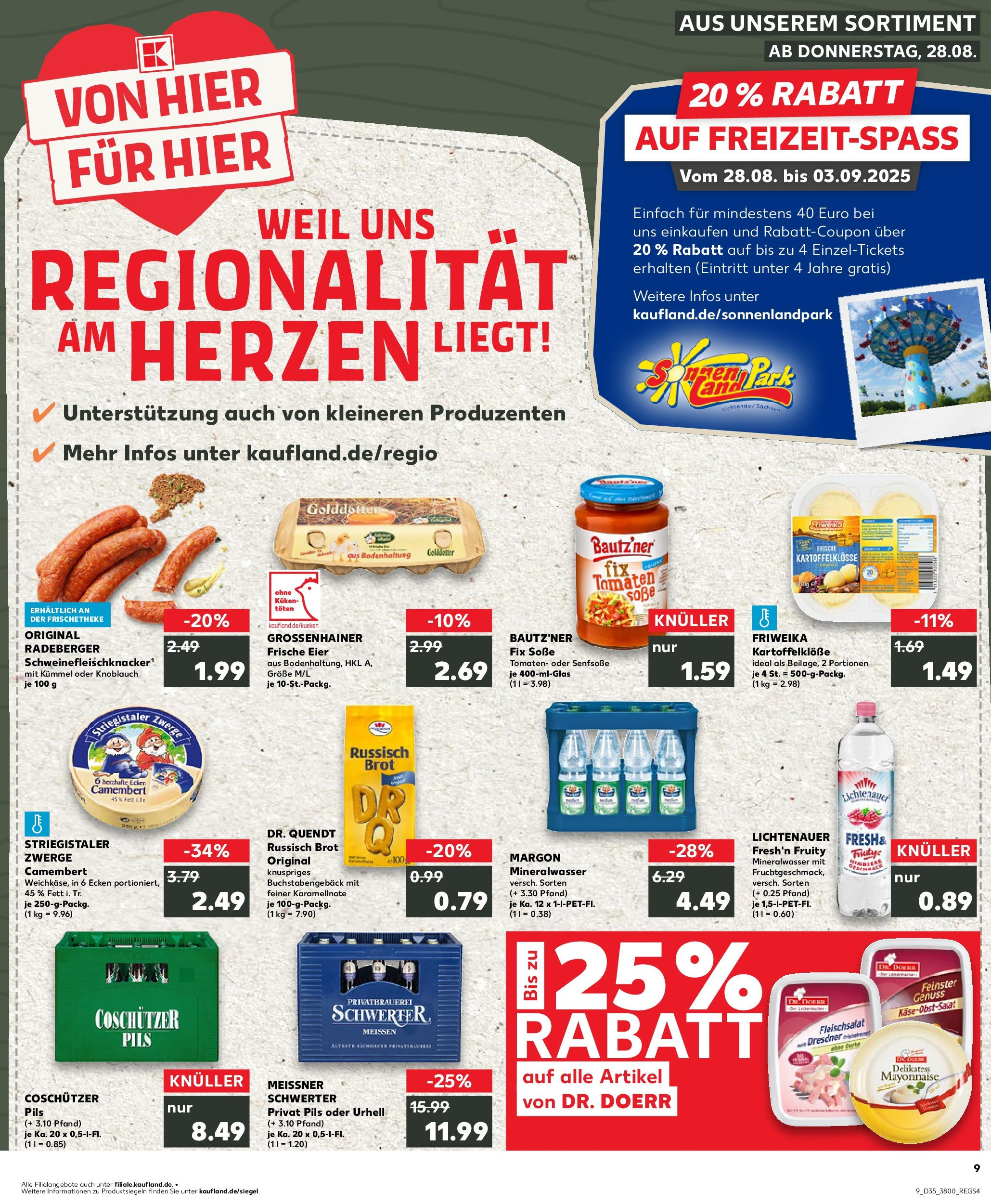 Prospekt Kaufland ab 28.08.2025 » Angebote und Werbung Online | Seite: 9 | Produkte: Eier, Pils, Tomaten, Mayonnaise Prospekt Kaufland ab 28.08.2025 » Angebote Online zum Blättern | Seite: 9 | Produkte: Eier, Pils, Tomaten, Mayonnaise
