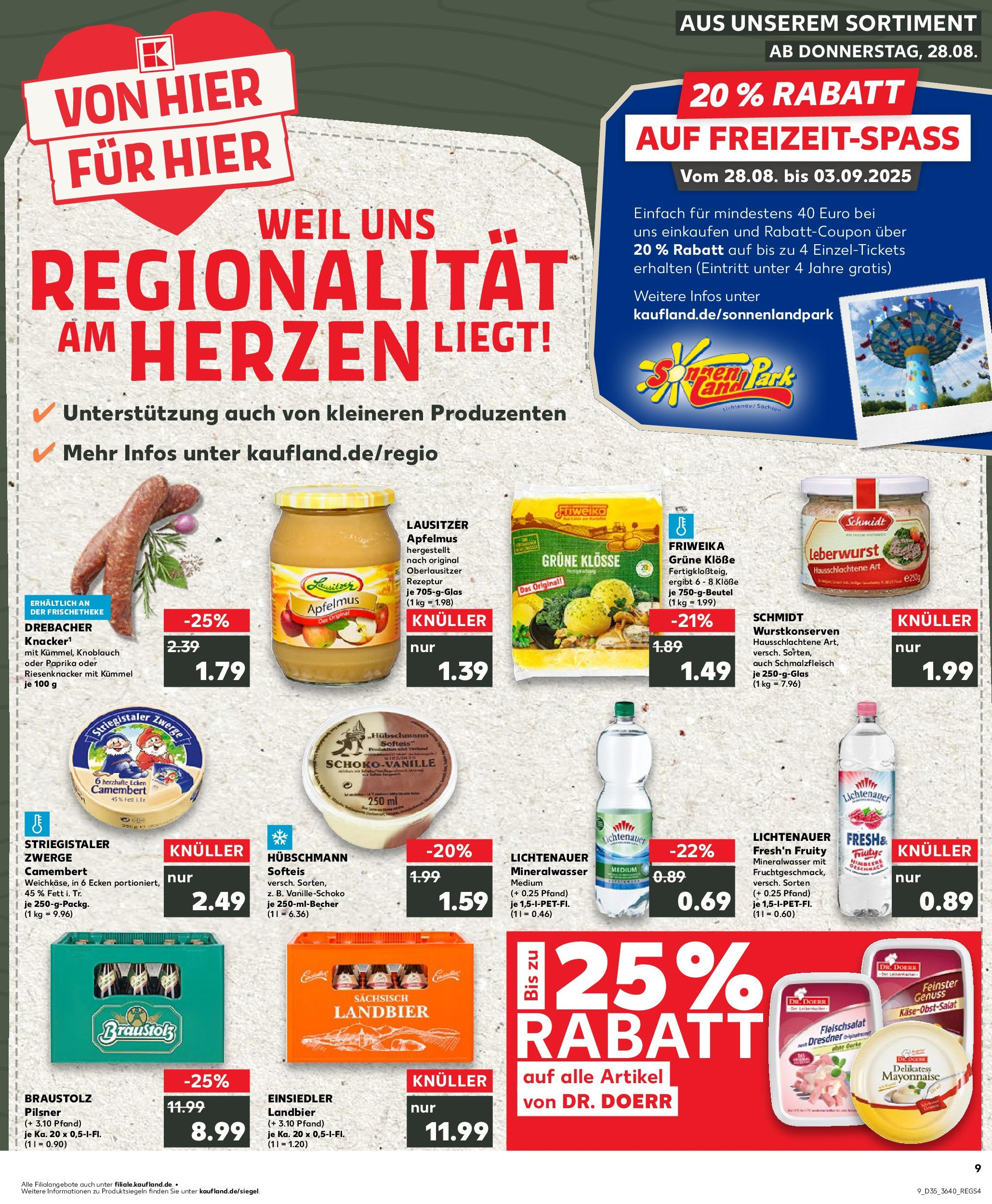Prospekt Kaufland ab 28.08.2025 » Angebote und Werbung Online | Seite: 1 | Produkte: Mineralwasser, Apple, Paprika, Mayonnaise Prospekt Kaufland ab 28.08.2025 » Angebote Online zum Blättern | Seite: 1 | Produkte: Mineralwasser, Apple, Paprika, Mayonnaise