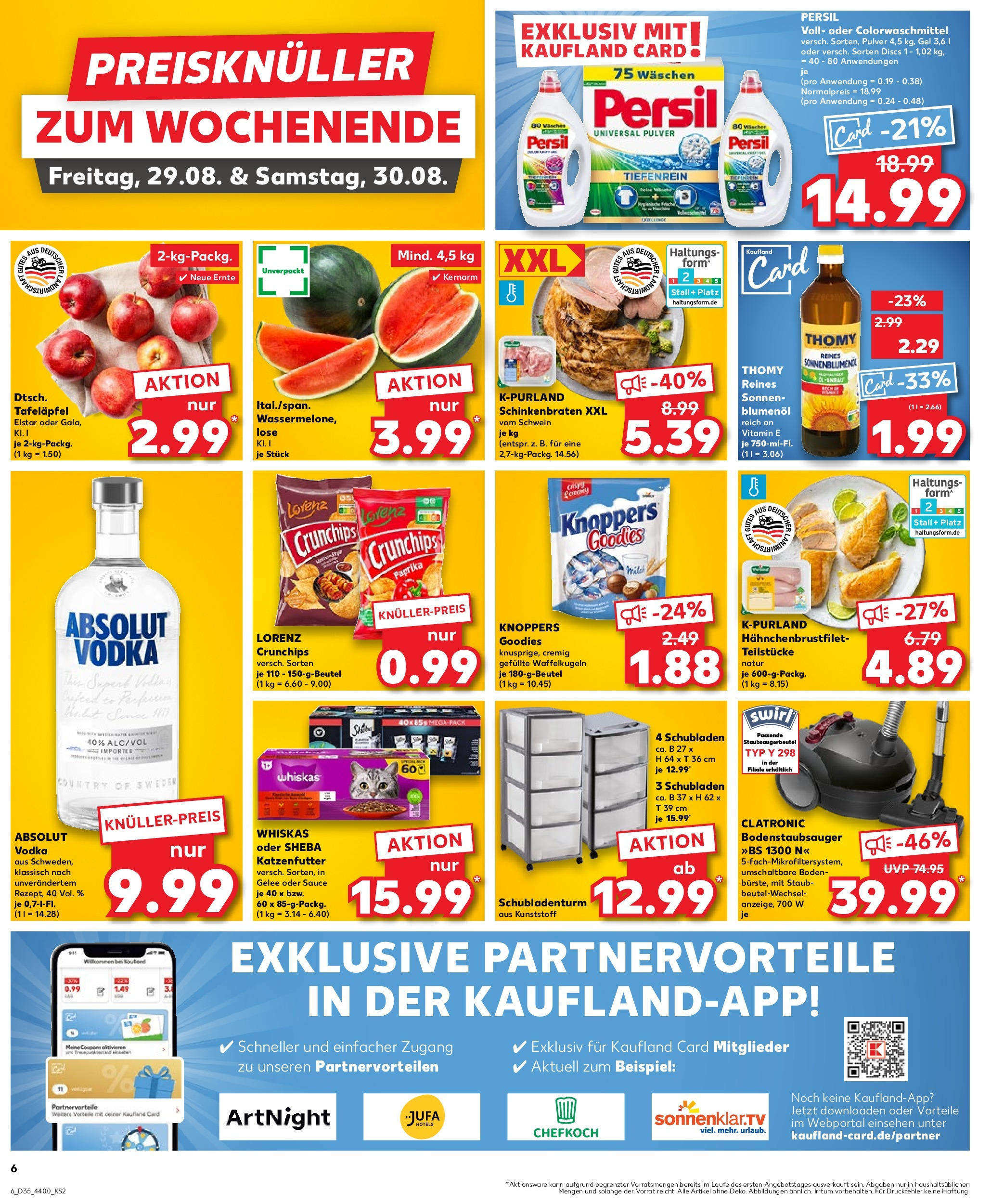 Prospekt Kaufland ab 28.08.2025 » Angebote Online zum Blättern | Seite: 6 | Produkte: Sheba, Paprika, Lorenz crunchips, Whiskas
