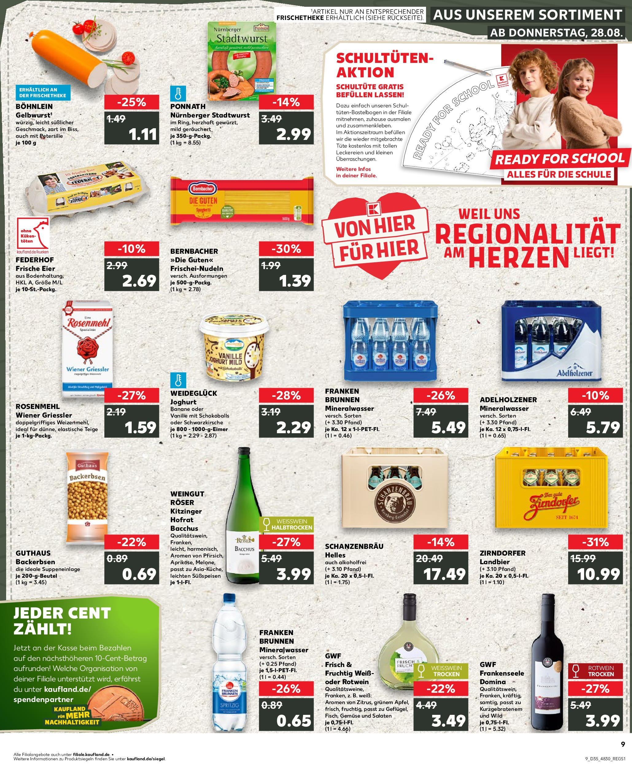 Prospekt Kaufland ab 31.08.2025 » Angebote und Werbung Online | Seite: 20 | Produkte: Eier, Weißwein, Petersilie, Pasta Prospekt Kaufland ab 31.08.2025 » Angebote Online zum Blättern | Seite: 20 | Produkte: Eier, Weißwein, Petersilie, Pasta