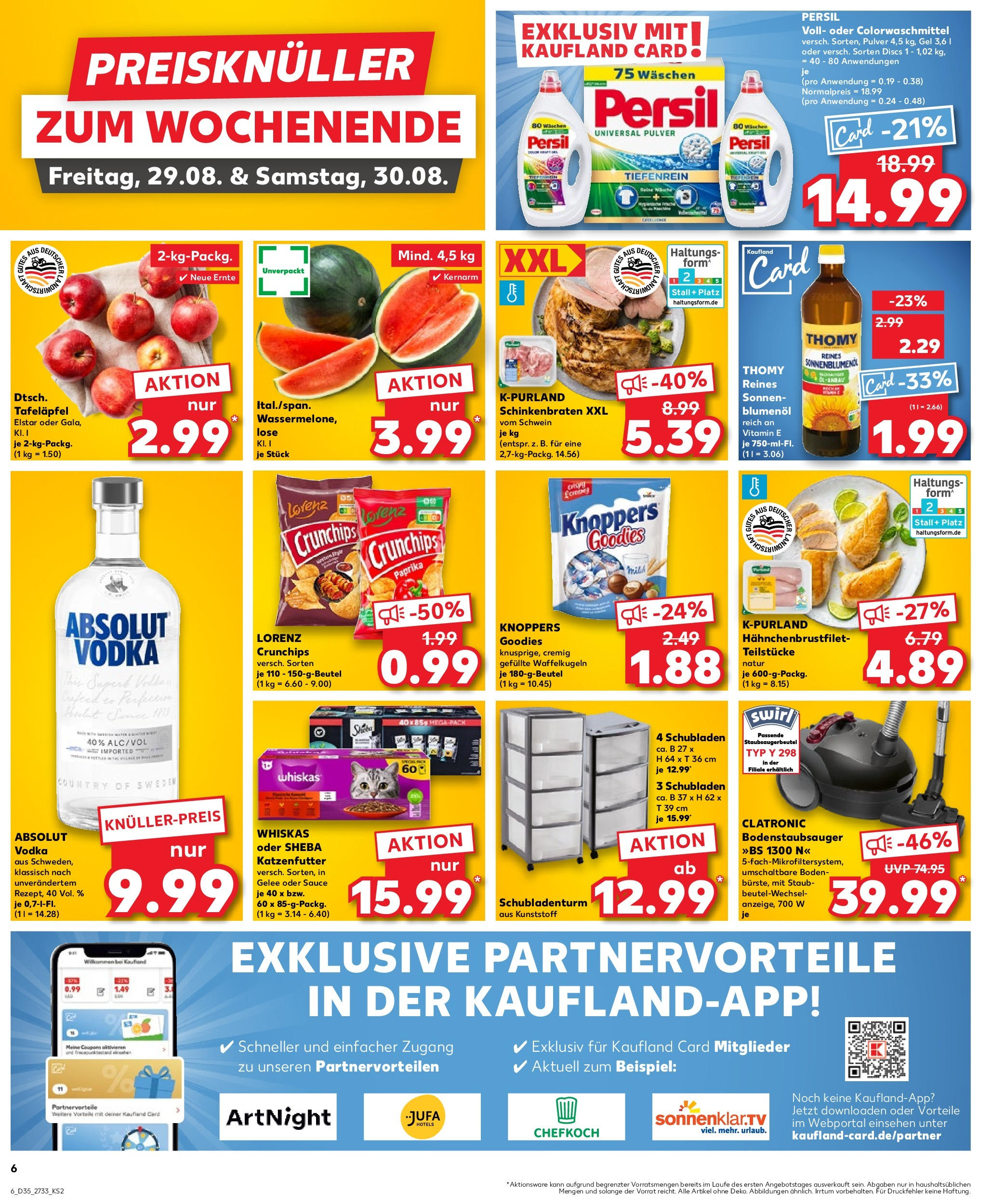 Prospekt Kaufland ab 28.08.2025 » Angebote und Werbung Online | Seite: 7 | Produkte: Sonnenblumenol, Wassermelone, Lorenz crunchips, Whiskas Prospekt Kaufland ab 28.08.2025 » Angebote Online zum Blättern | Seite: 7 | Produkte: Sonnenblumenol, Wassermelone, Lorenz crunchips, Whiskas