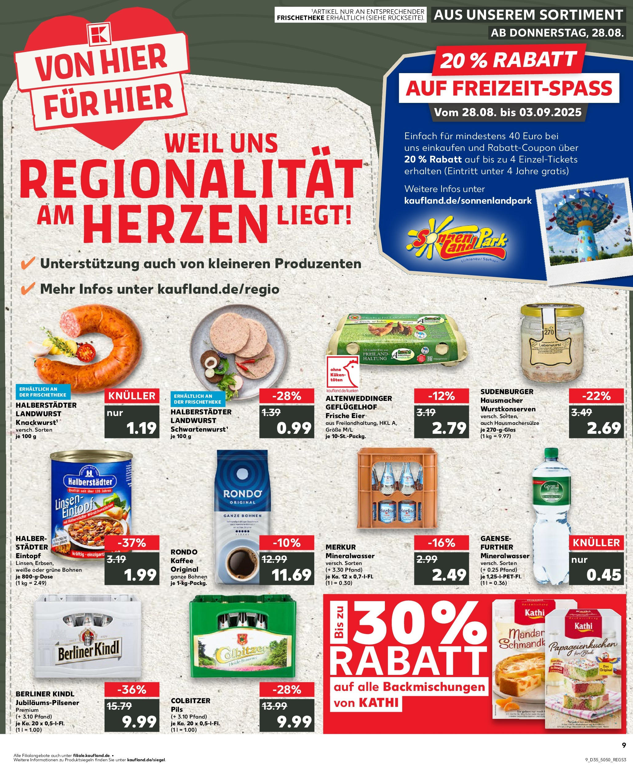 Prospekt Kaufland ab 28.08.2025 » Angebote und Werbung Online | Seite: 1 | Produkte: Berliner, Eier, Kaffee, Pils Prospekt Kaufland ab 28.08.2025 » Angebote Online zum Blättern | Seite: 1 | Produkte: Berliner, Eier, Kaffee, Pils