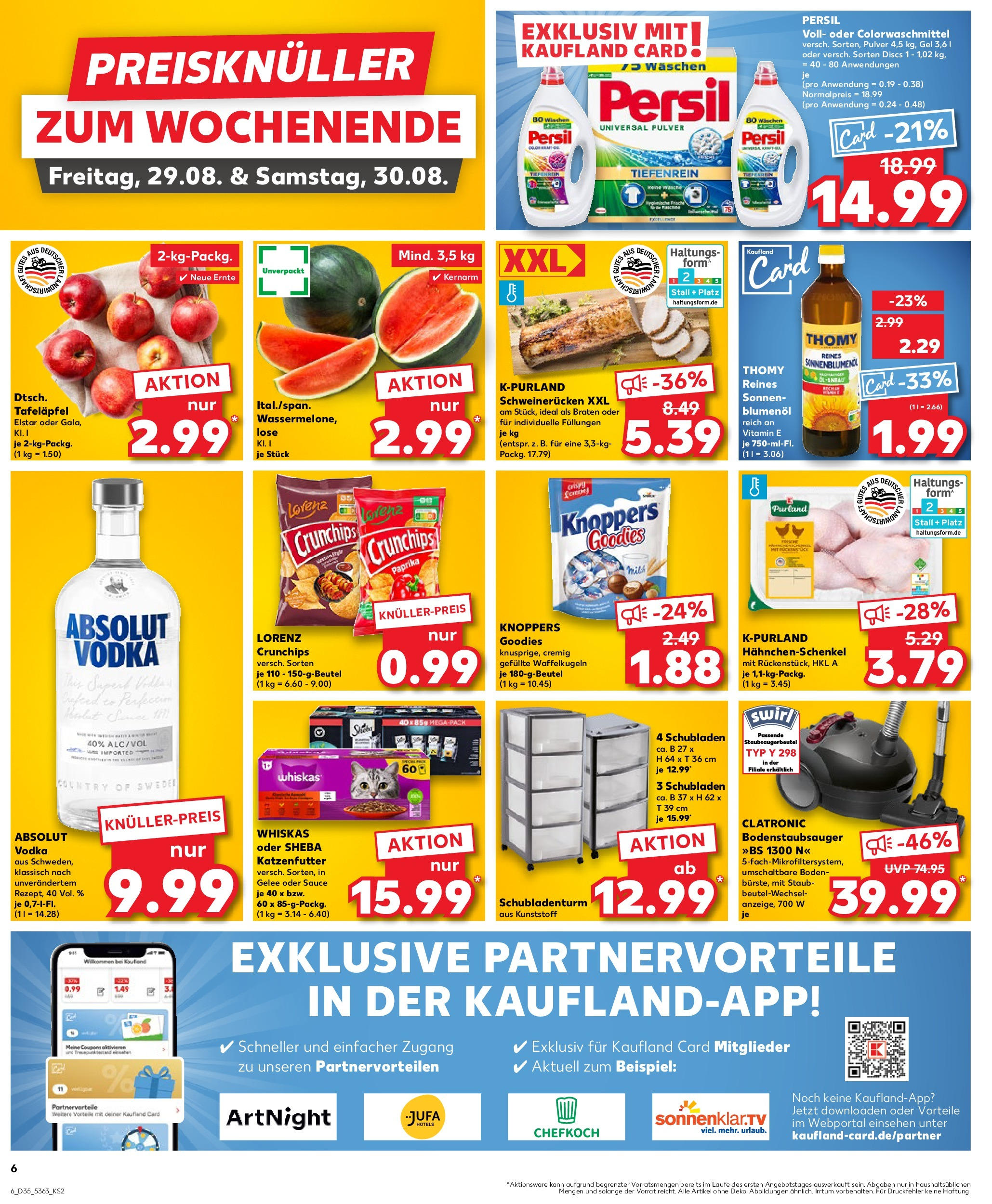 Prospekt Kaufland ab 28.08.2025 » Angebote und Werbung Online | Seite: 7 | Produkte: Wassermelone, Vodka, Chips, Whiskas Prospekt Kaufland ab 28.08.2025 » Angebote Online zum Blättern | Seite: 7 | Produkte: Wassermelone, Vodka, Chips, Whiskas