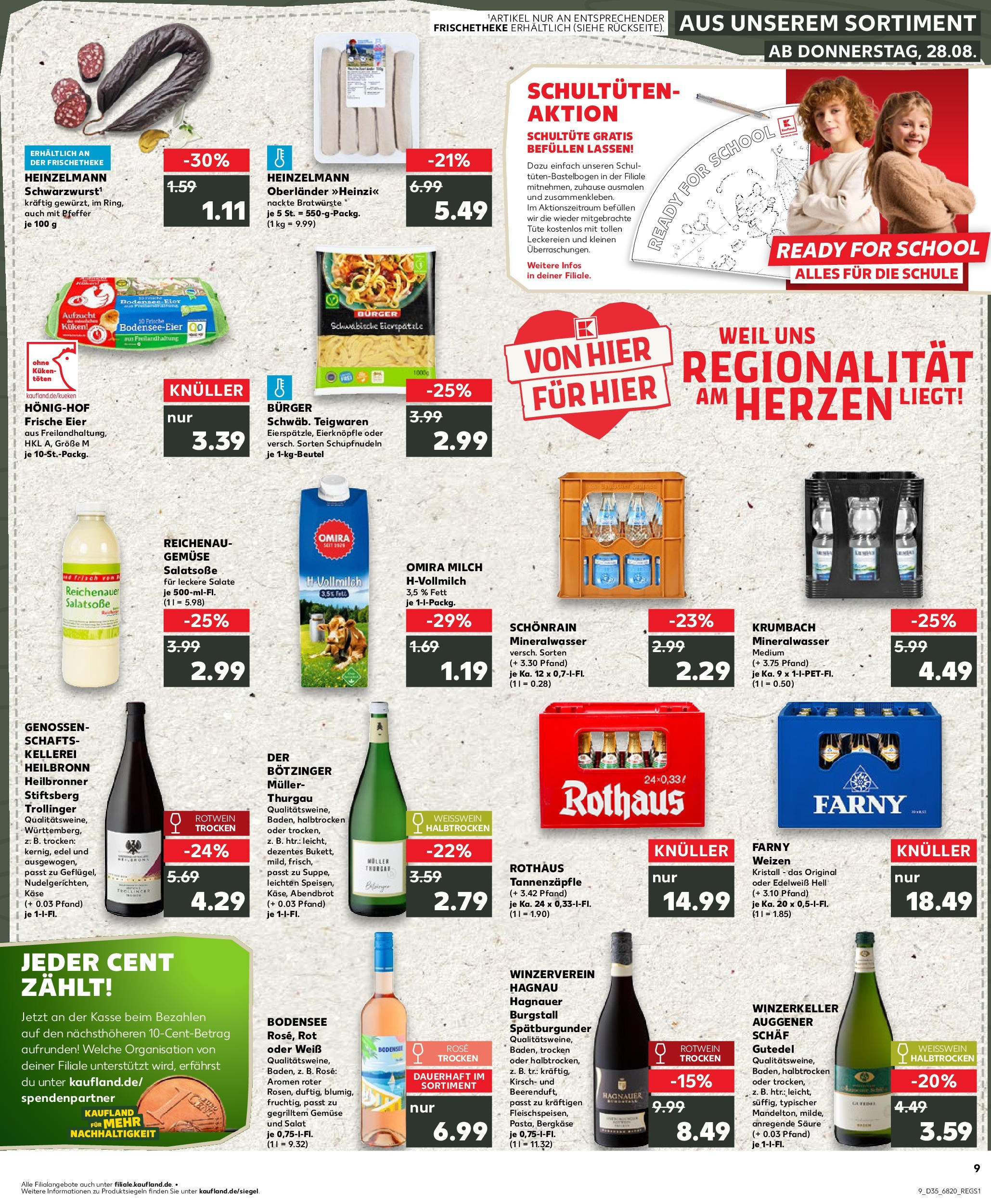 Prospekt Kaufland ab 28.08.2025 » Angebote und Werbung Online | Seite: 1 | Produkte: Milch, Eier, Burger, Pfeffer Prospekt Kaufland ab 28.08.2025 » Angebote Online zum Blättern | Seite: 1 | Produkte: Milch, Eier, Burger, Pfeffer